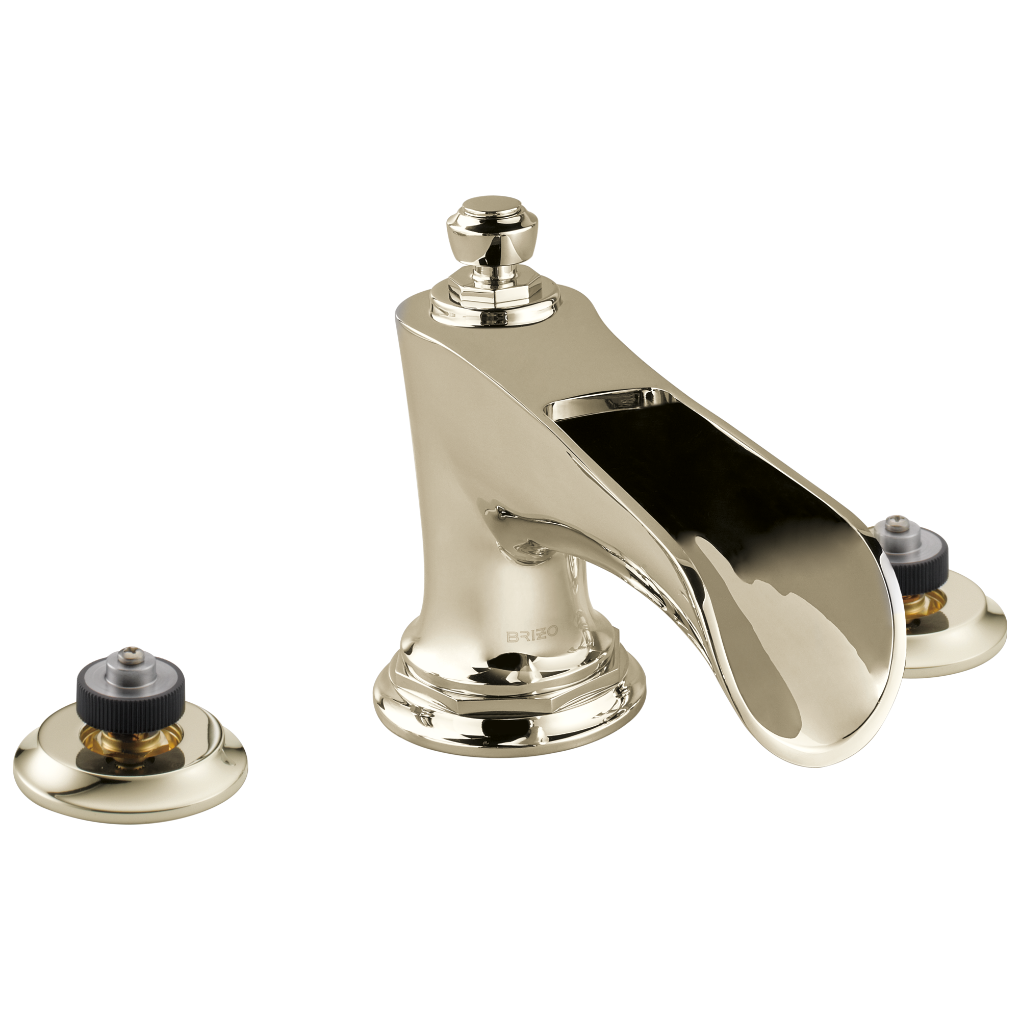 Brizo Rook Roman Tub with Channel Spout - Less Handles