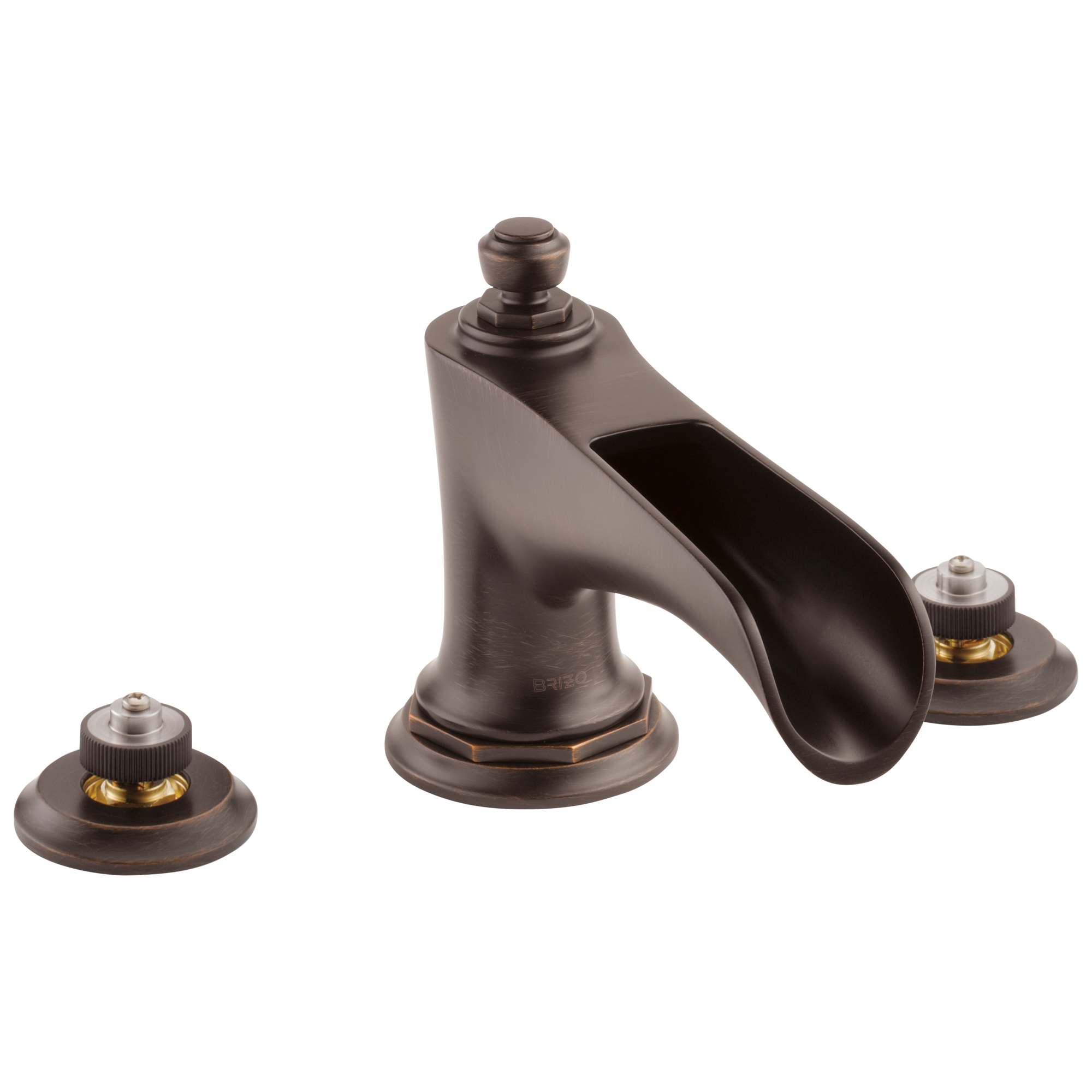 Brizo Rook Roman Tub with Channel Spout - Less Handles