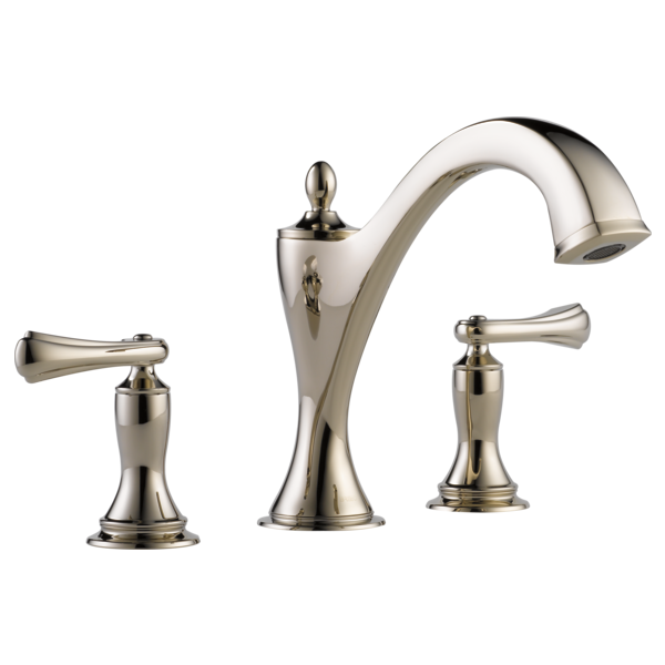 polished nickel tub faucet