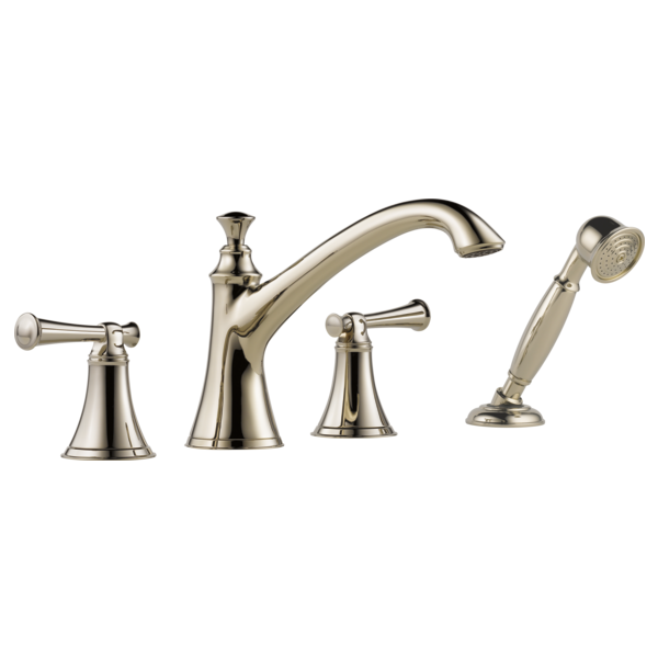 polished nickel hand shower