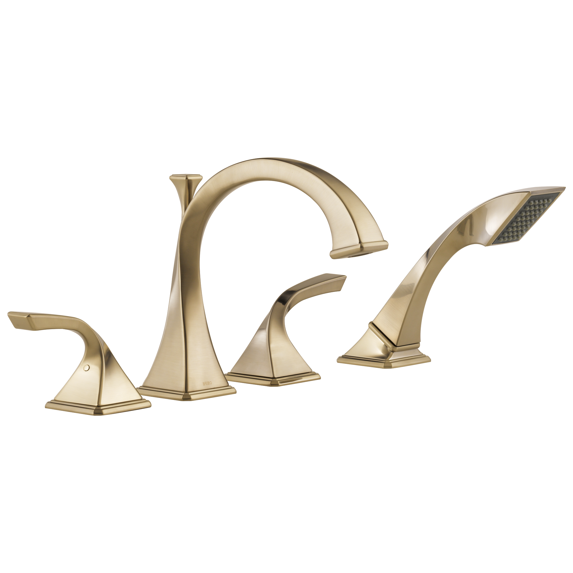 luxe gold hand shower