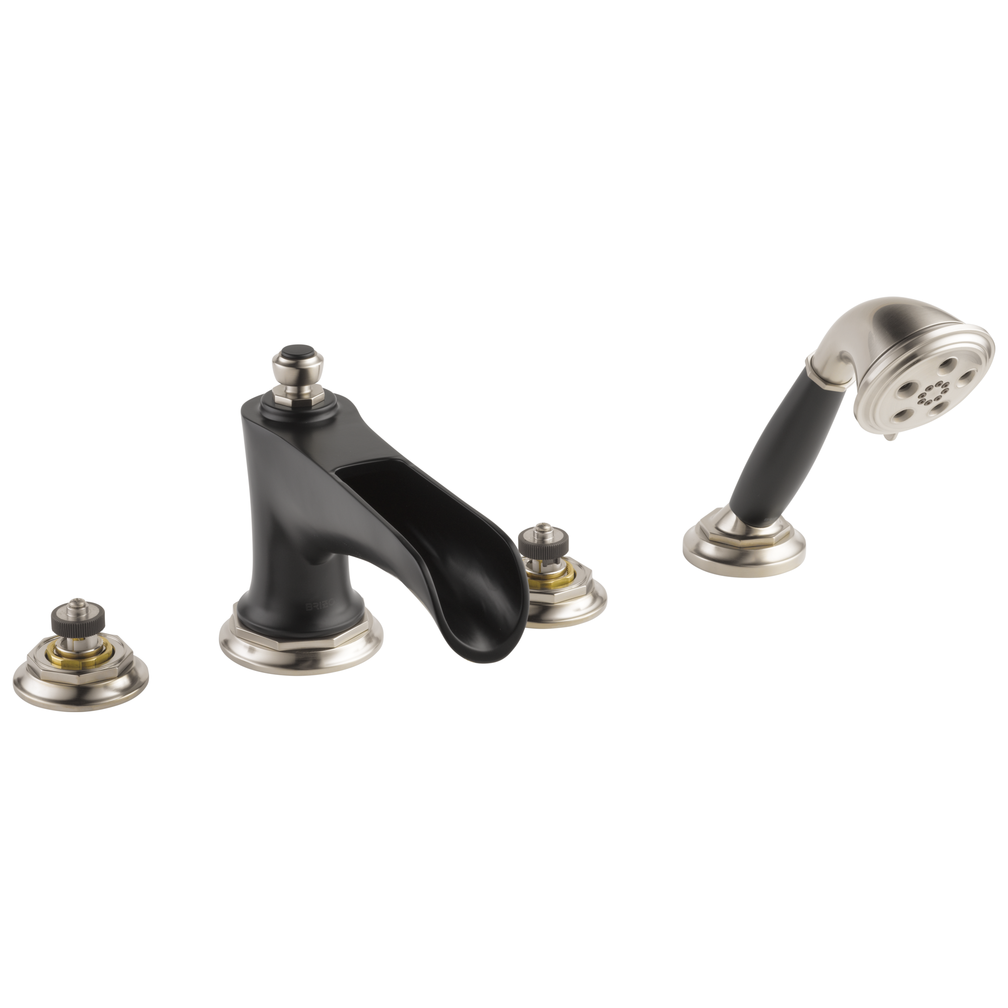 Brizo Rook Roman Tub Trim with Hand Shower - Less Handles by Brizo