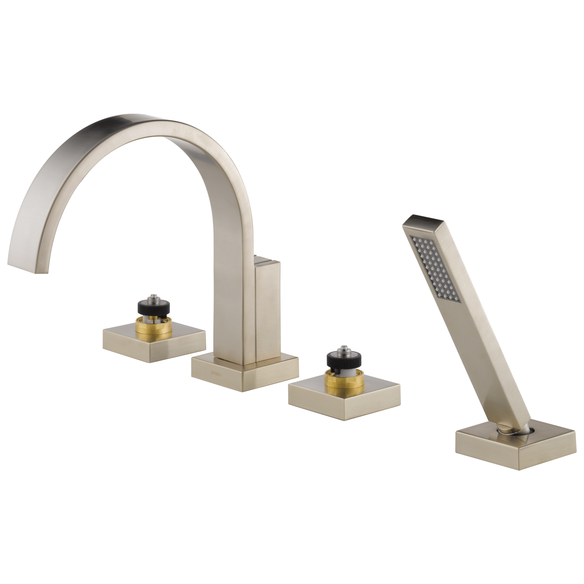 Brizo Siderna Roman Tub Faucet with Hand Shower - Less Handles