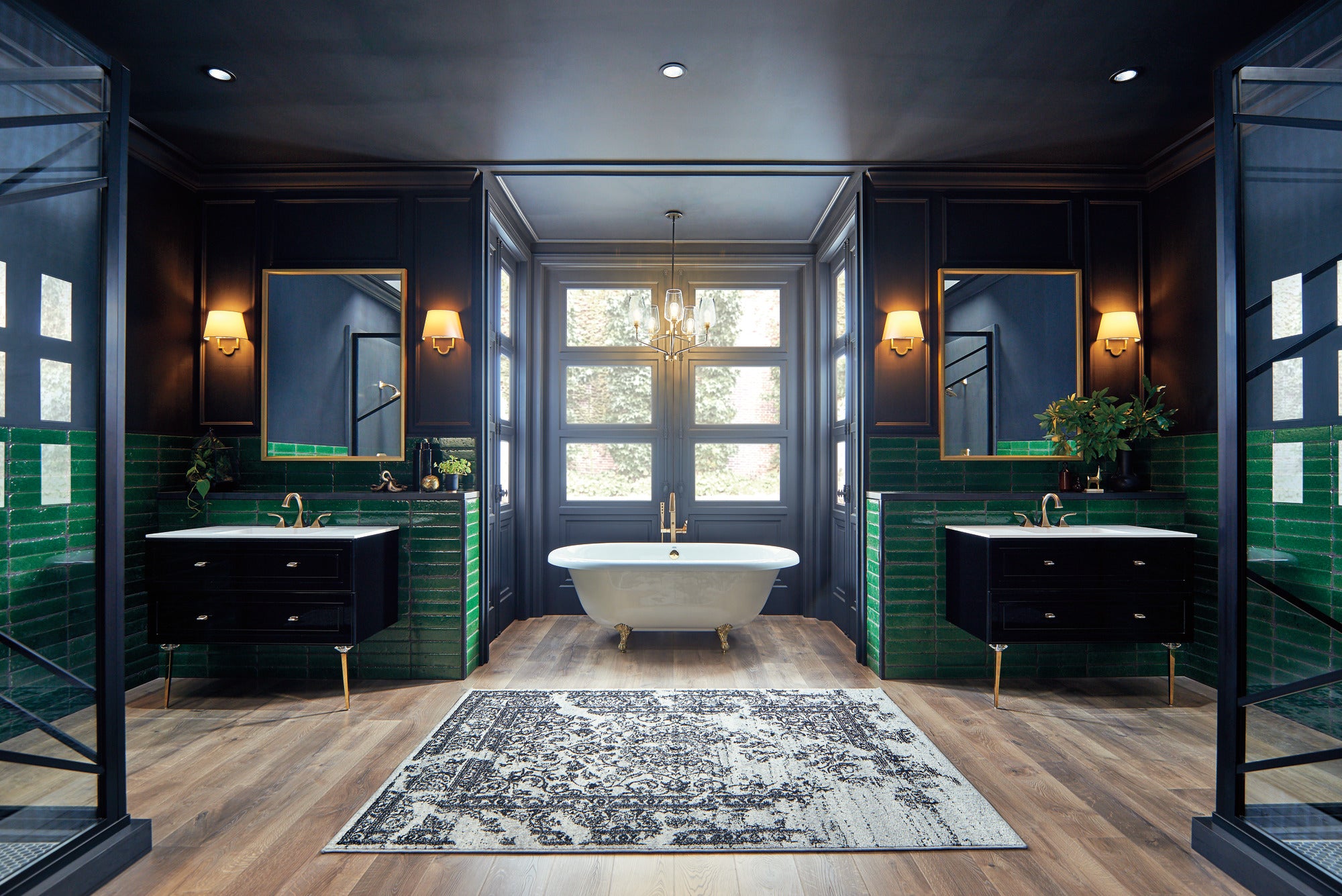 luxe gold tub filler