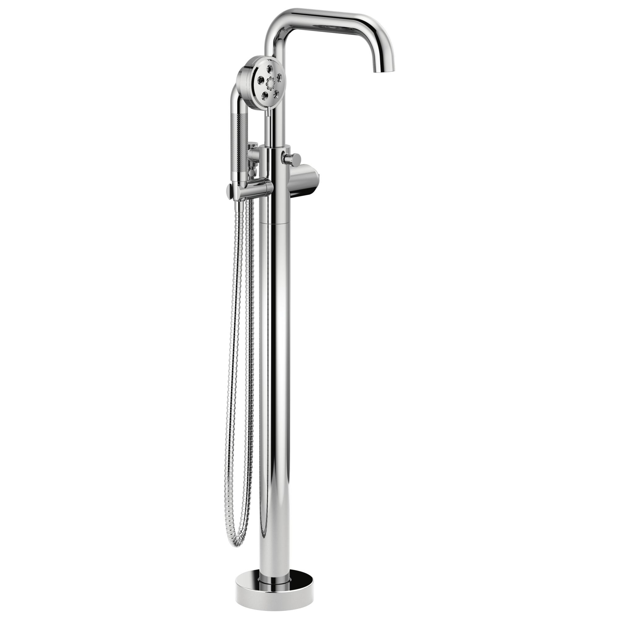 chrome tub filler