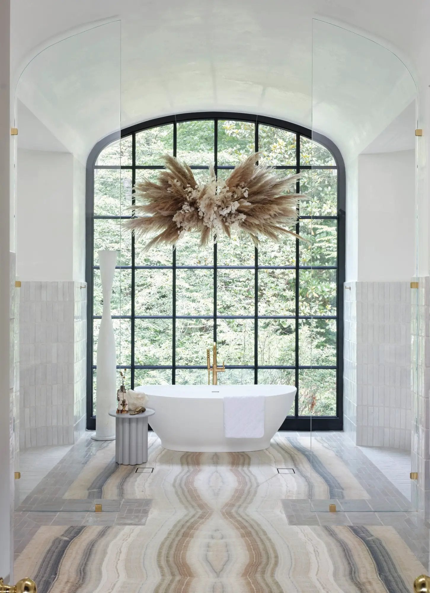 luxe gold tub filler