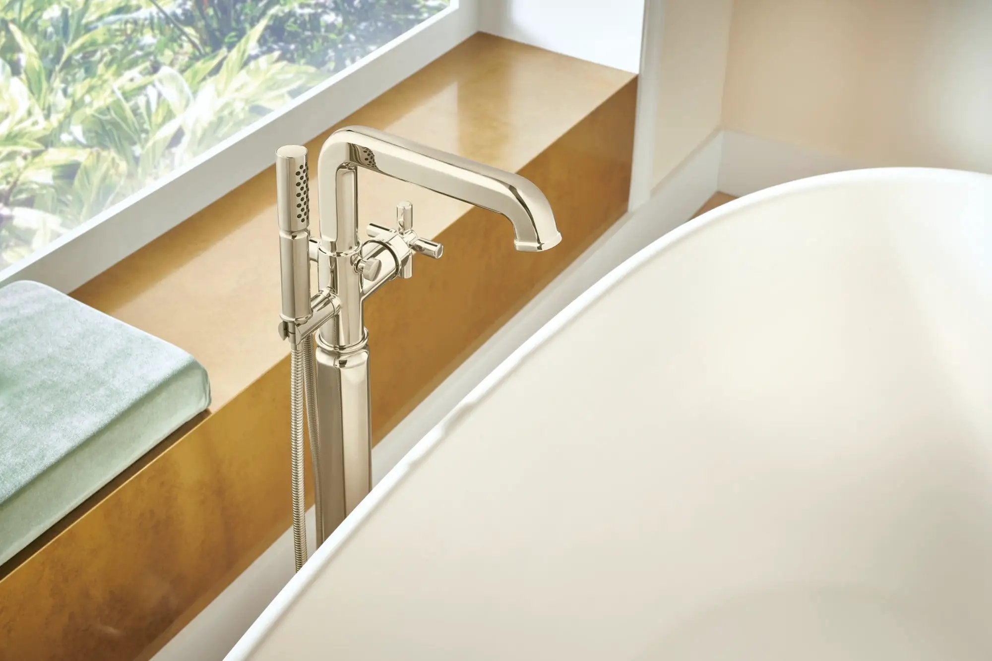 polished nickel handle kit