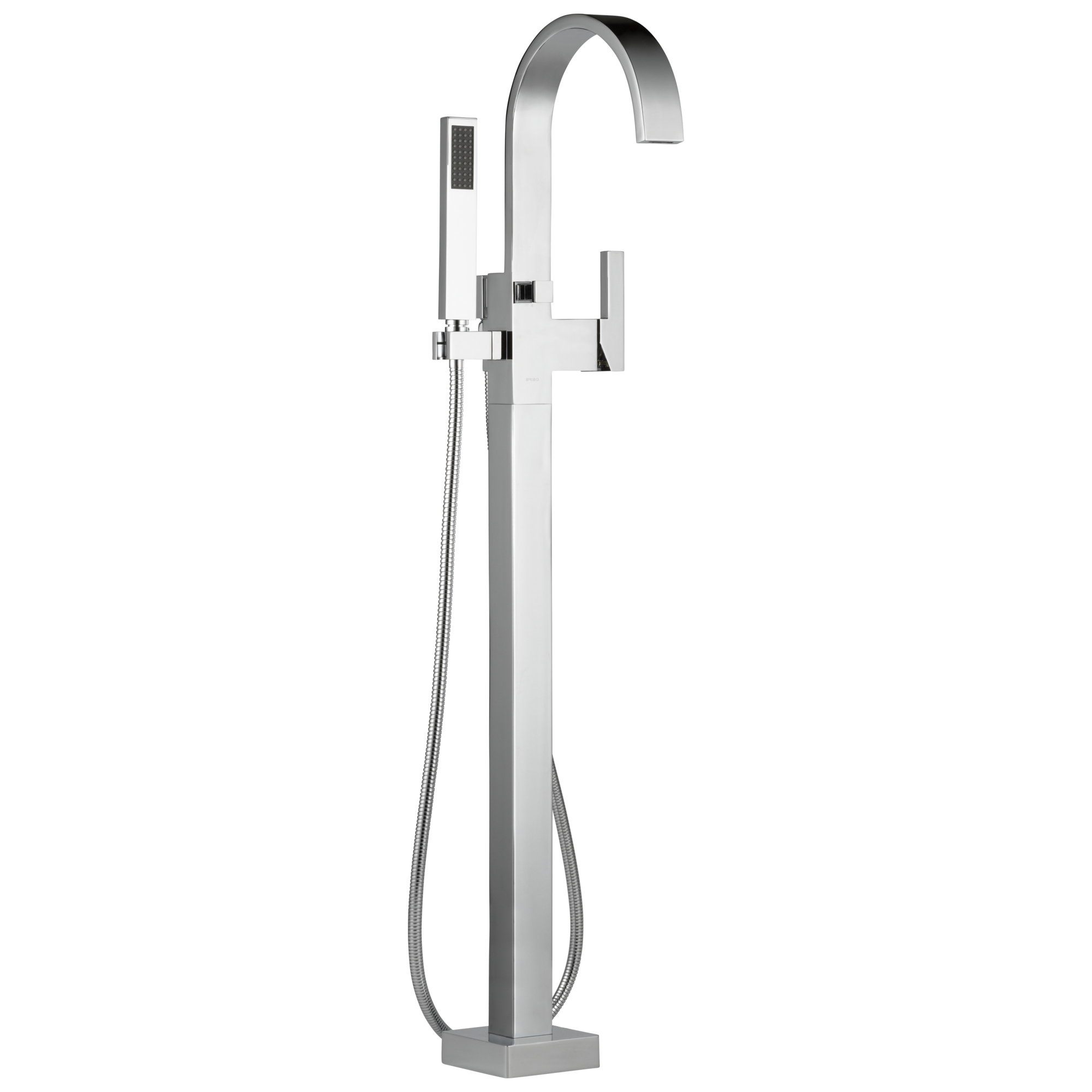 chrome tub filler
