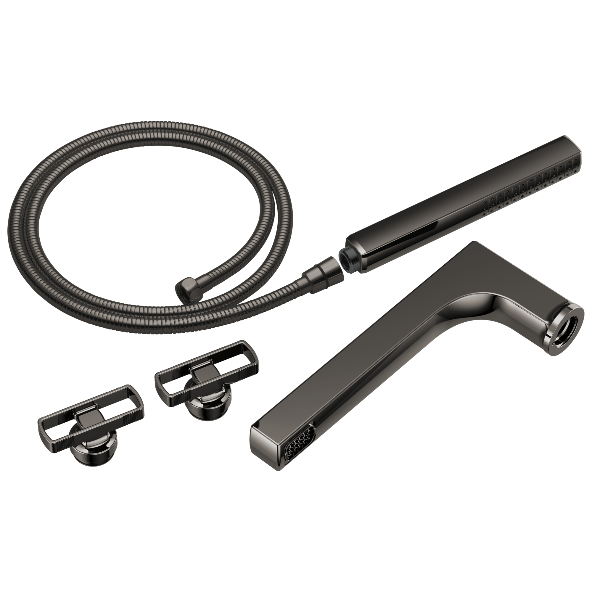 brilliance black onyx tub filler trim kit