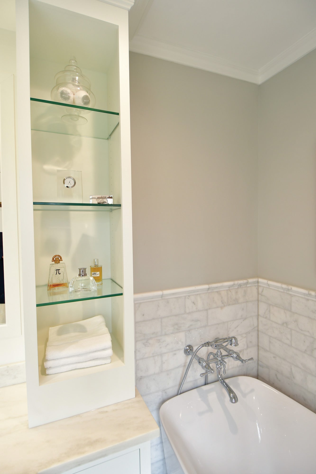 chrome tub filler unions