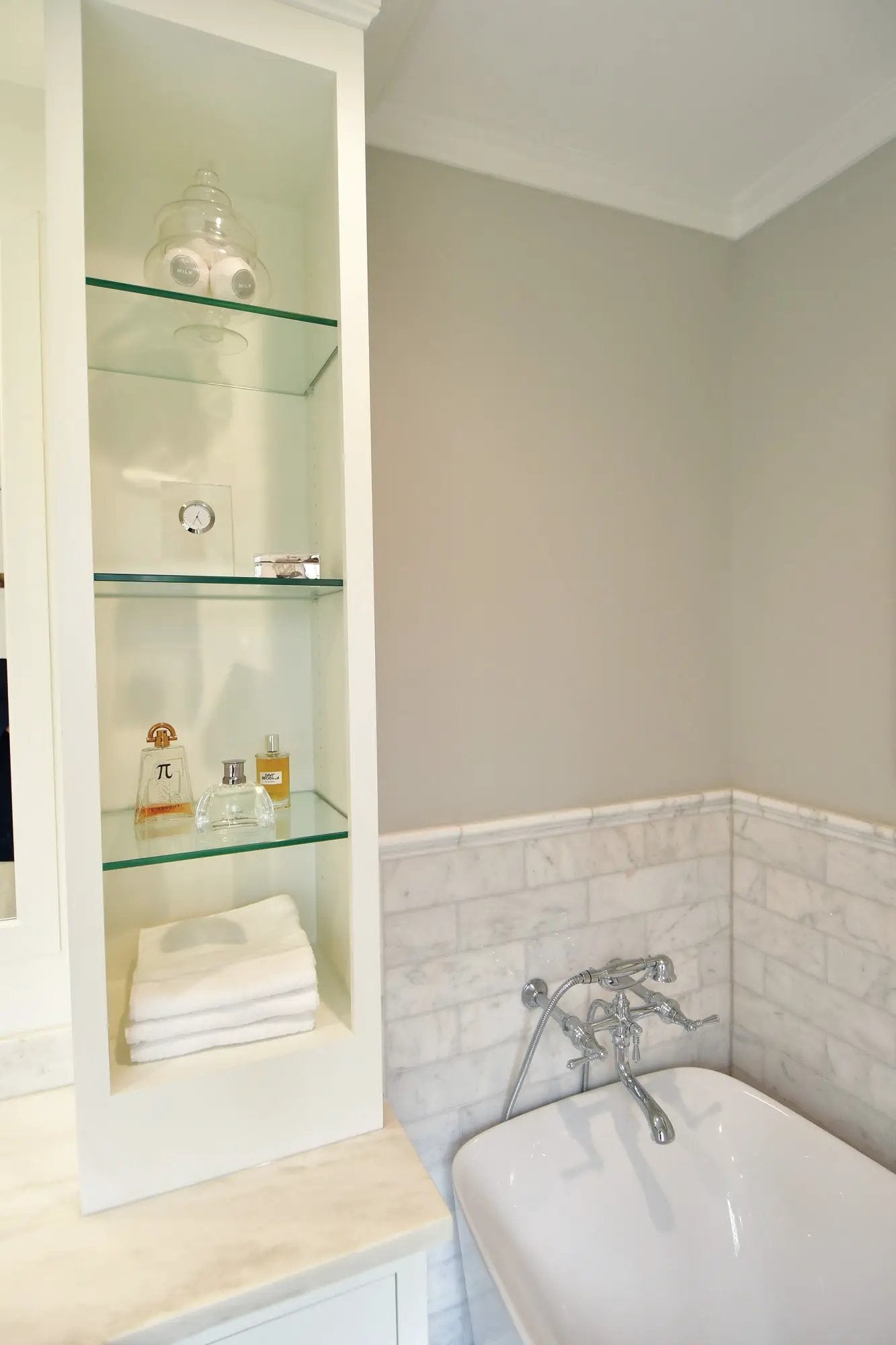 chrome tub filler unions