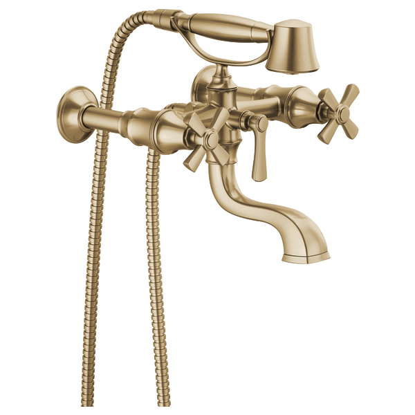 Brizo Rook Two-Handle Tub Filler Trim Kit with Cross Handles by Brizo