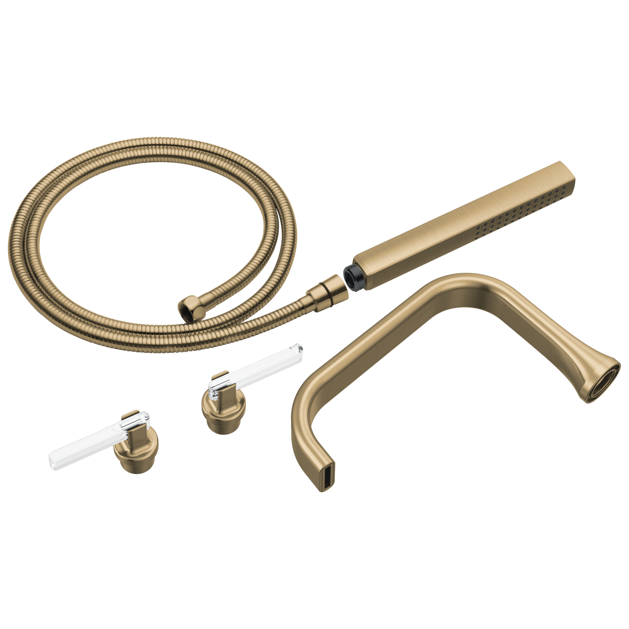 Brizo Allaria Two-Handle Tub Filler Trim Kit with Lever Handles