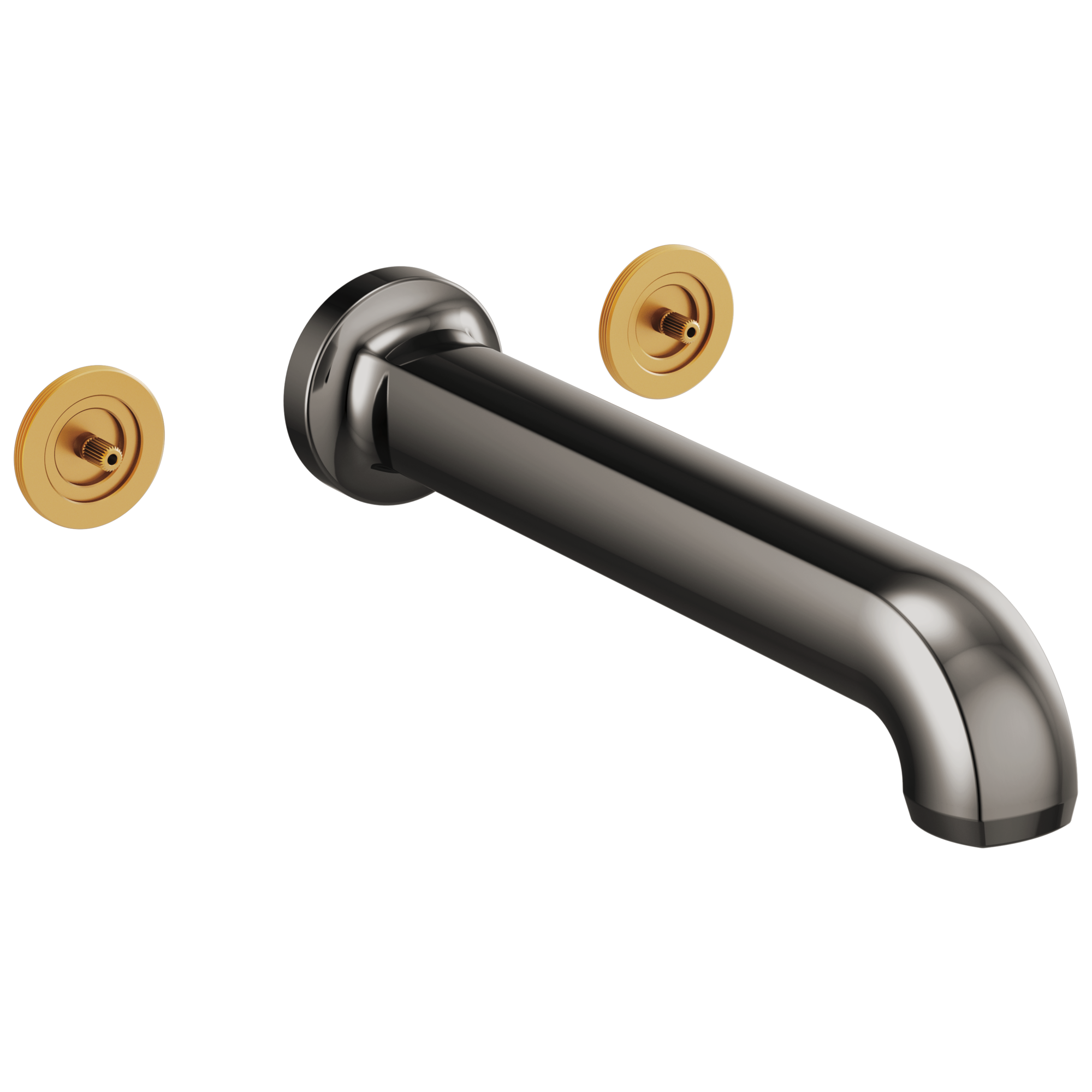 brilliance black onyx tub filler