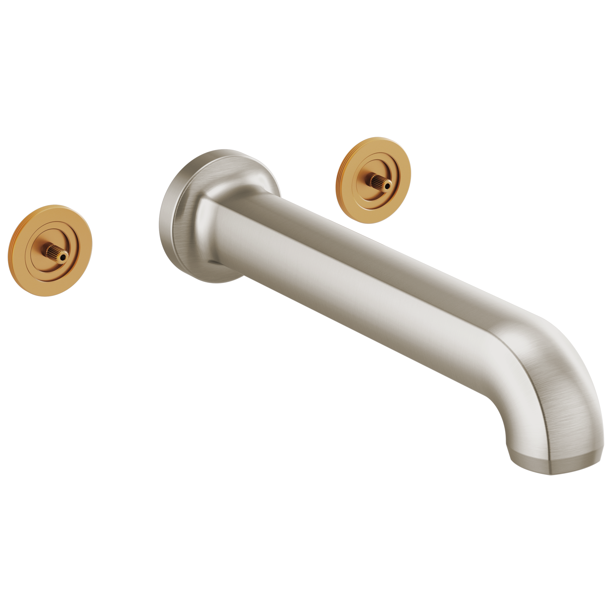 luxe nickel tub filler