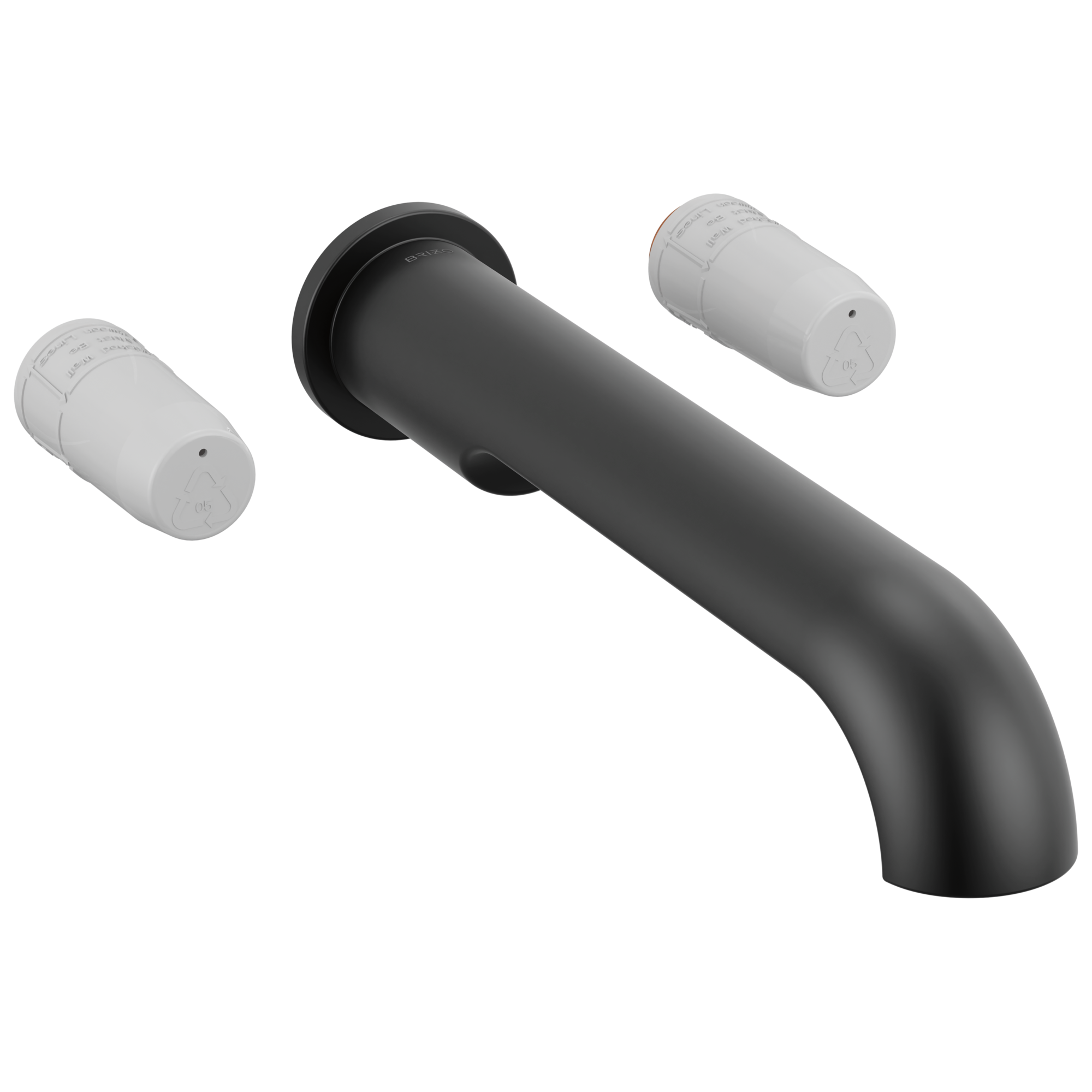 Brizo Roccesco Two Handle Wall Mount Tub Filler - Less Handles