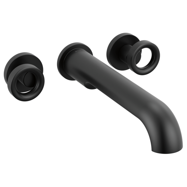 matte black tub filler