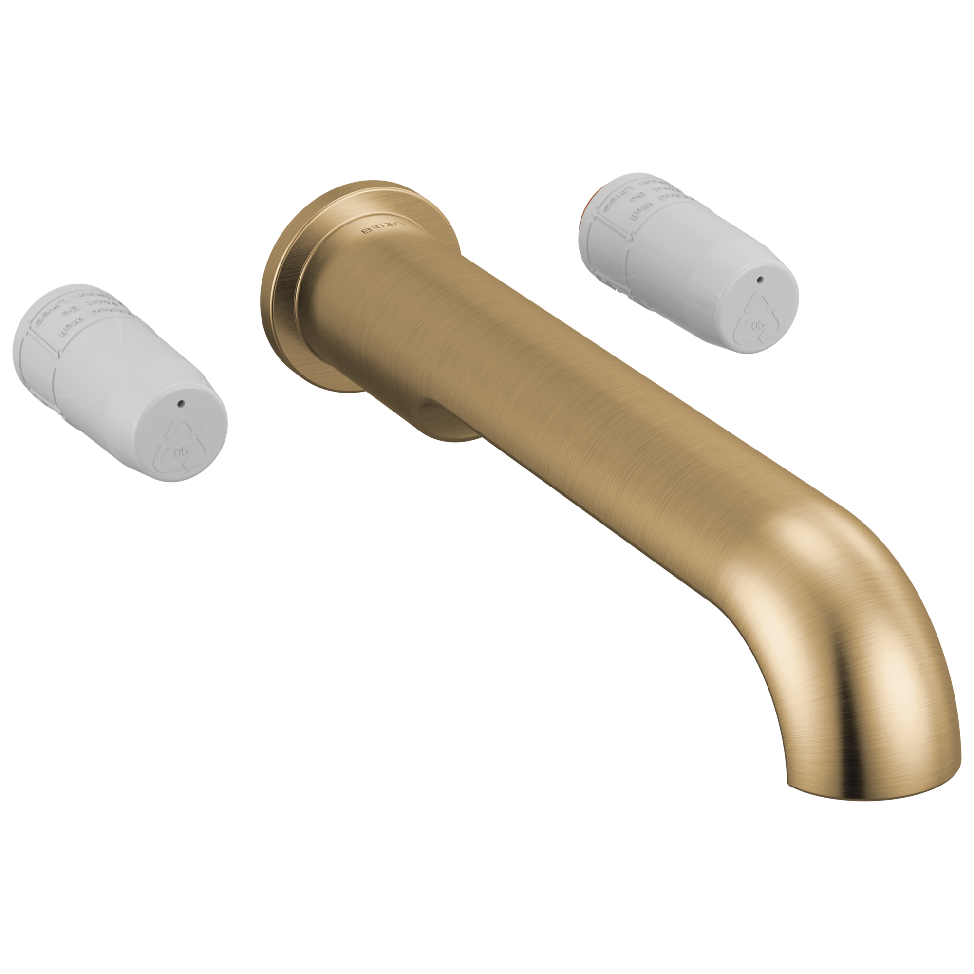 Brizo Roccesco Two Handle Wall Mount Tub Filler - Less Handles