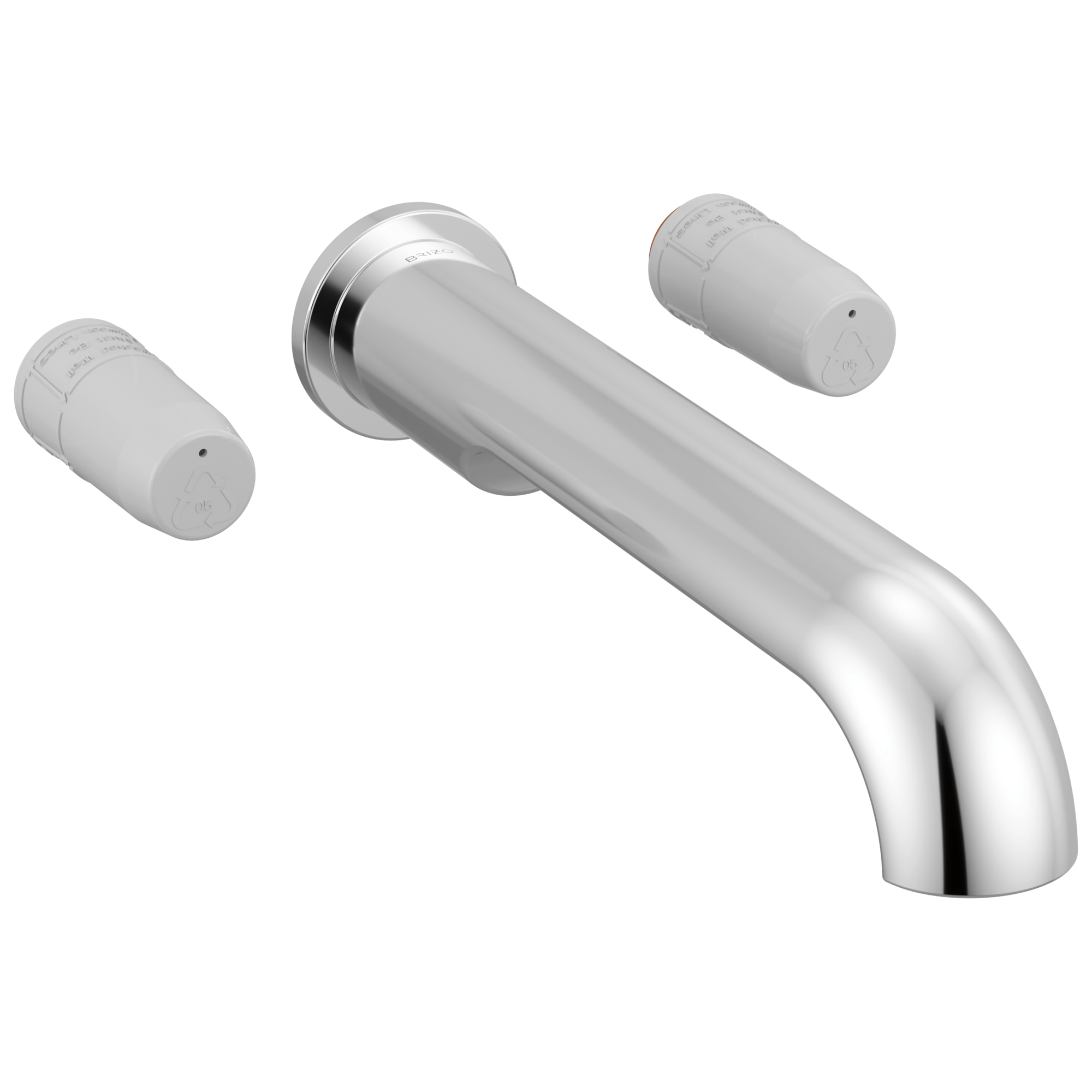 chrome bathroom faucet