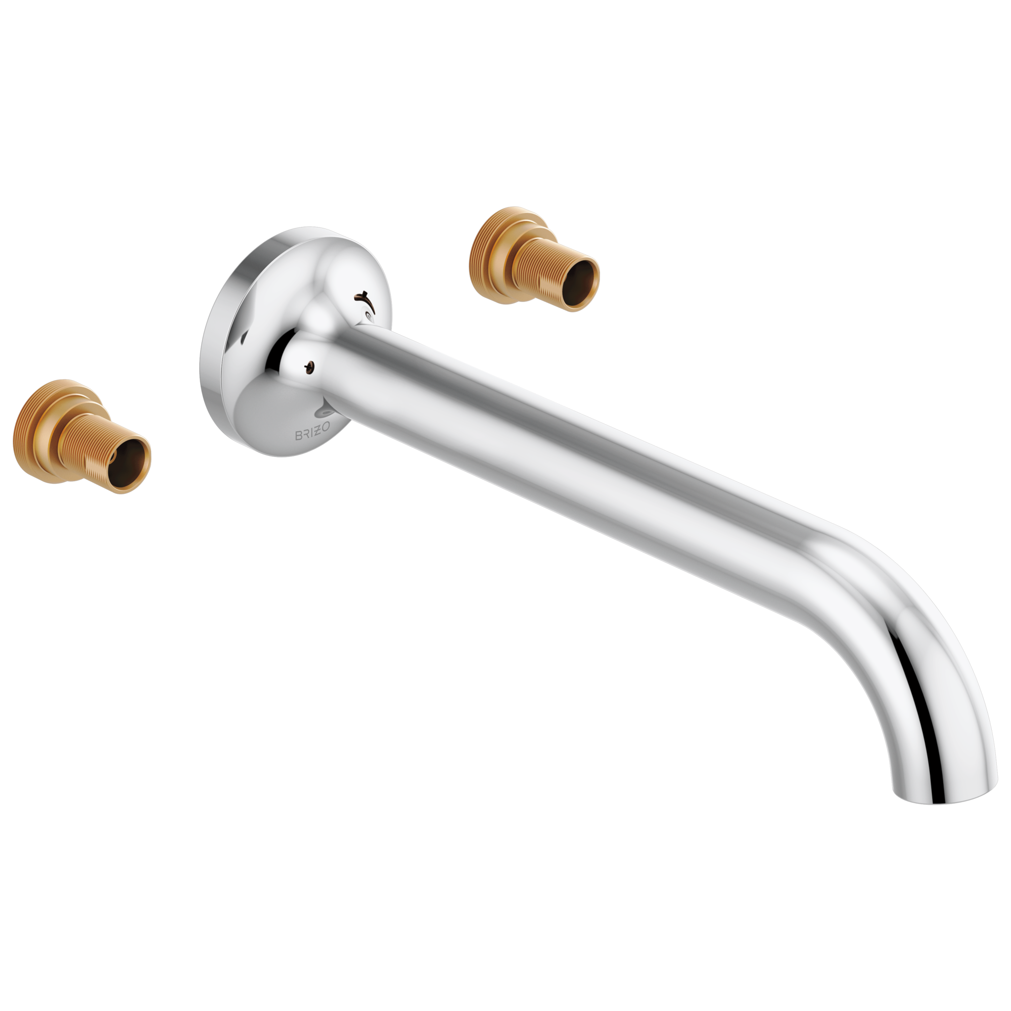 Brizo Odin Two-Handle Wall Mount Tub Filler - Less Handles