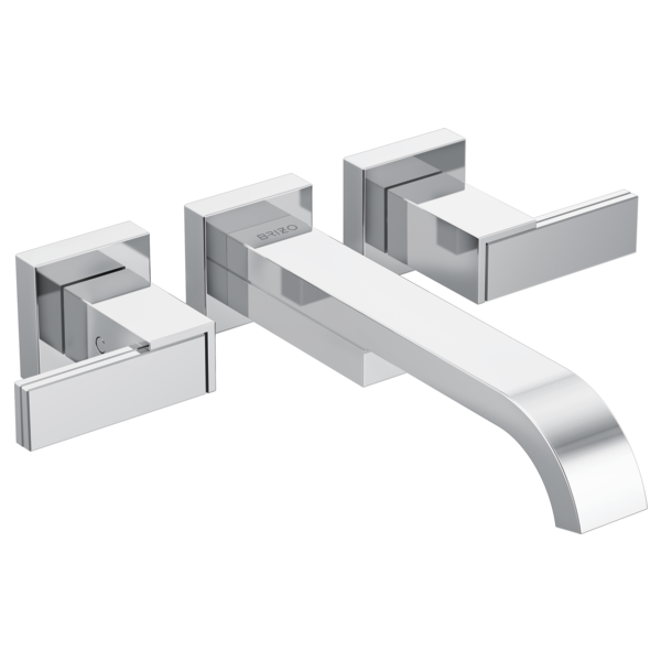 chrome tub filler