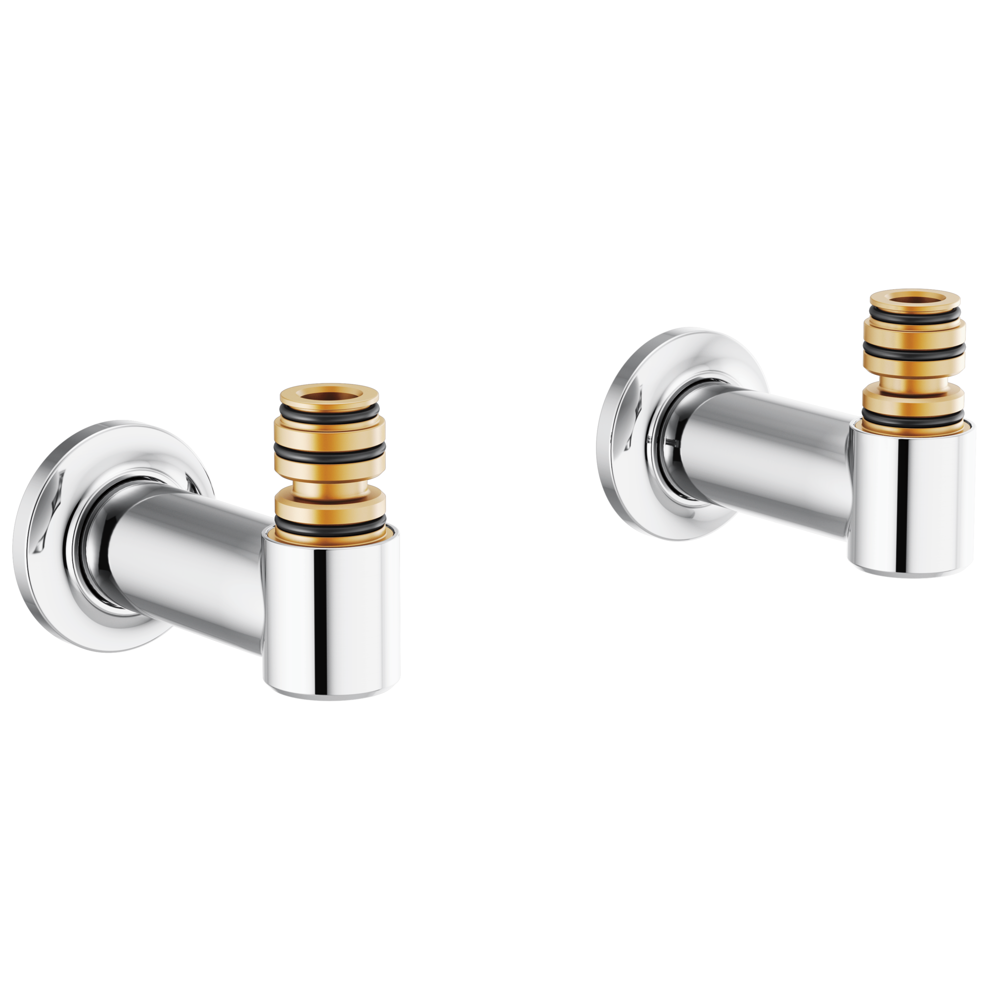 chrome tub filler unions