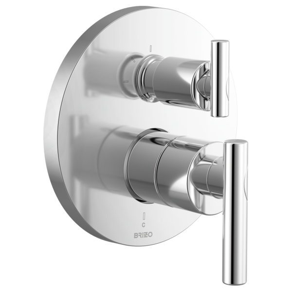 chrome shower trim