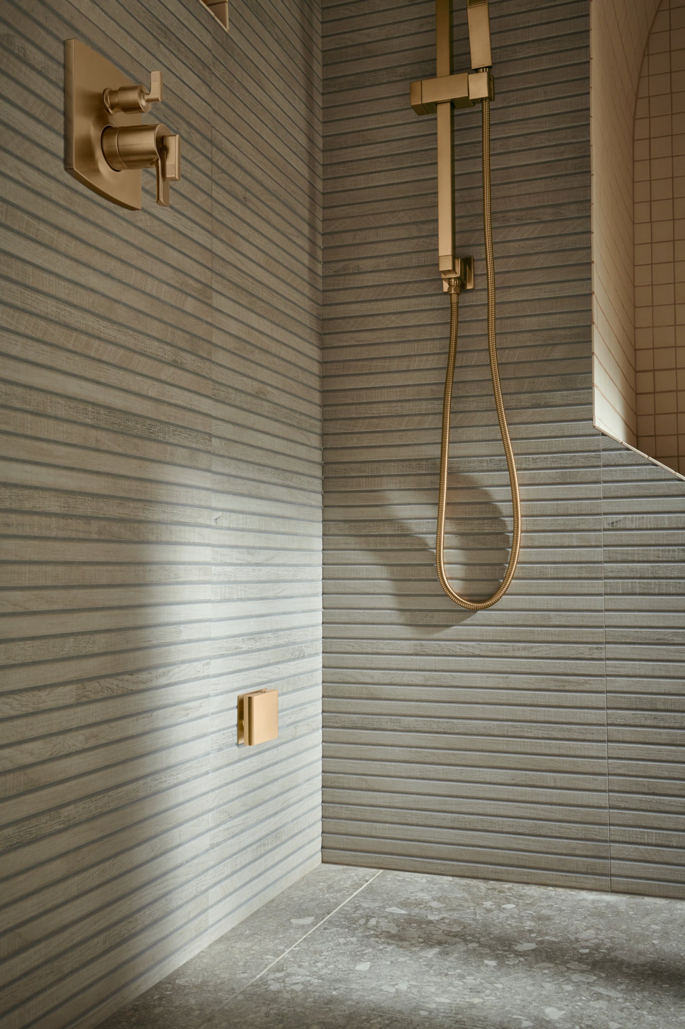 polished gold steam head