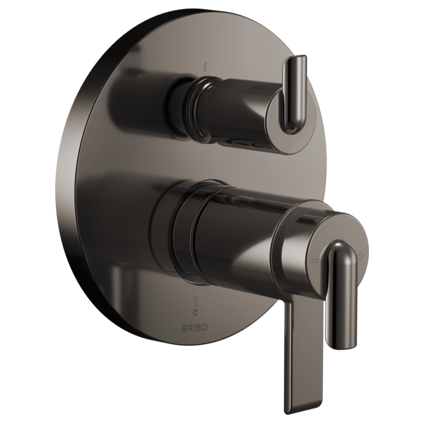 brilliance black onyx shower trim