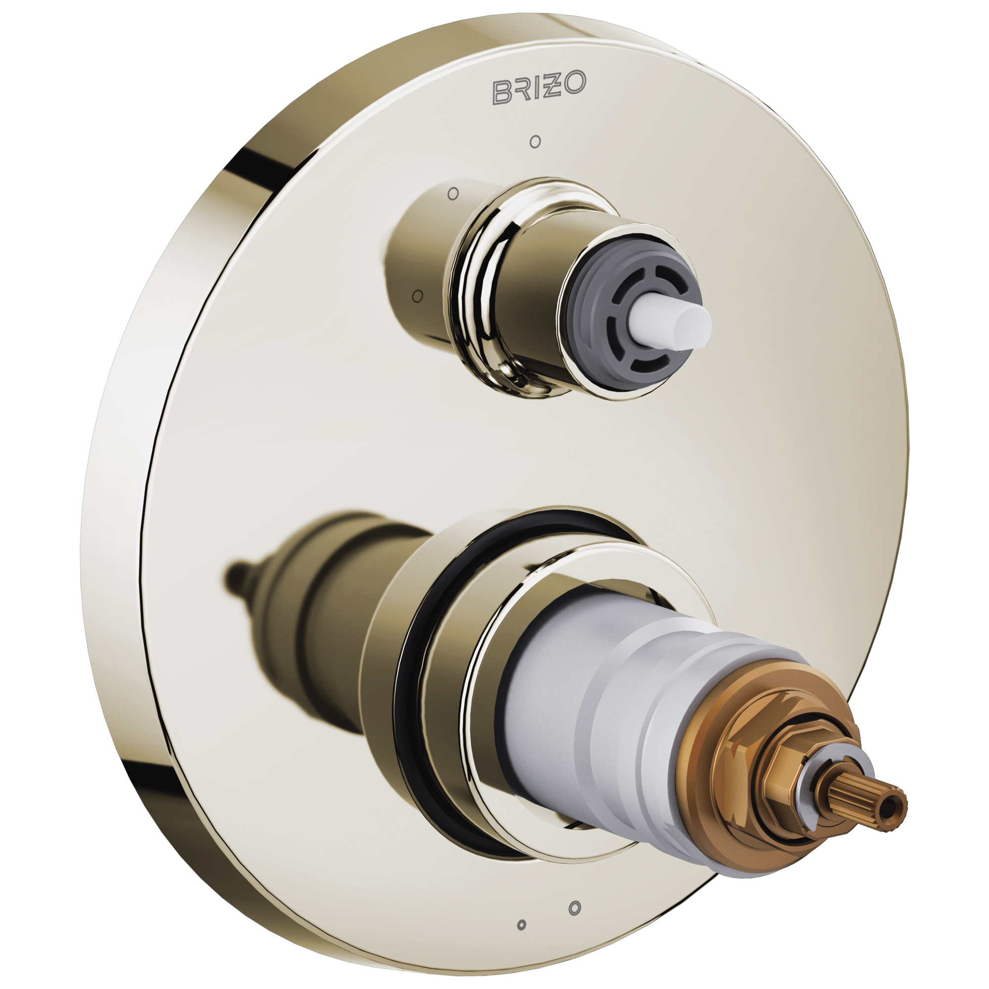 Brizo Litze TempAssure Thermostatic Valve with 3-Function Diverter Trim - Less Handles by Brizo