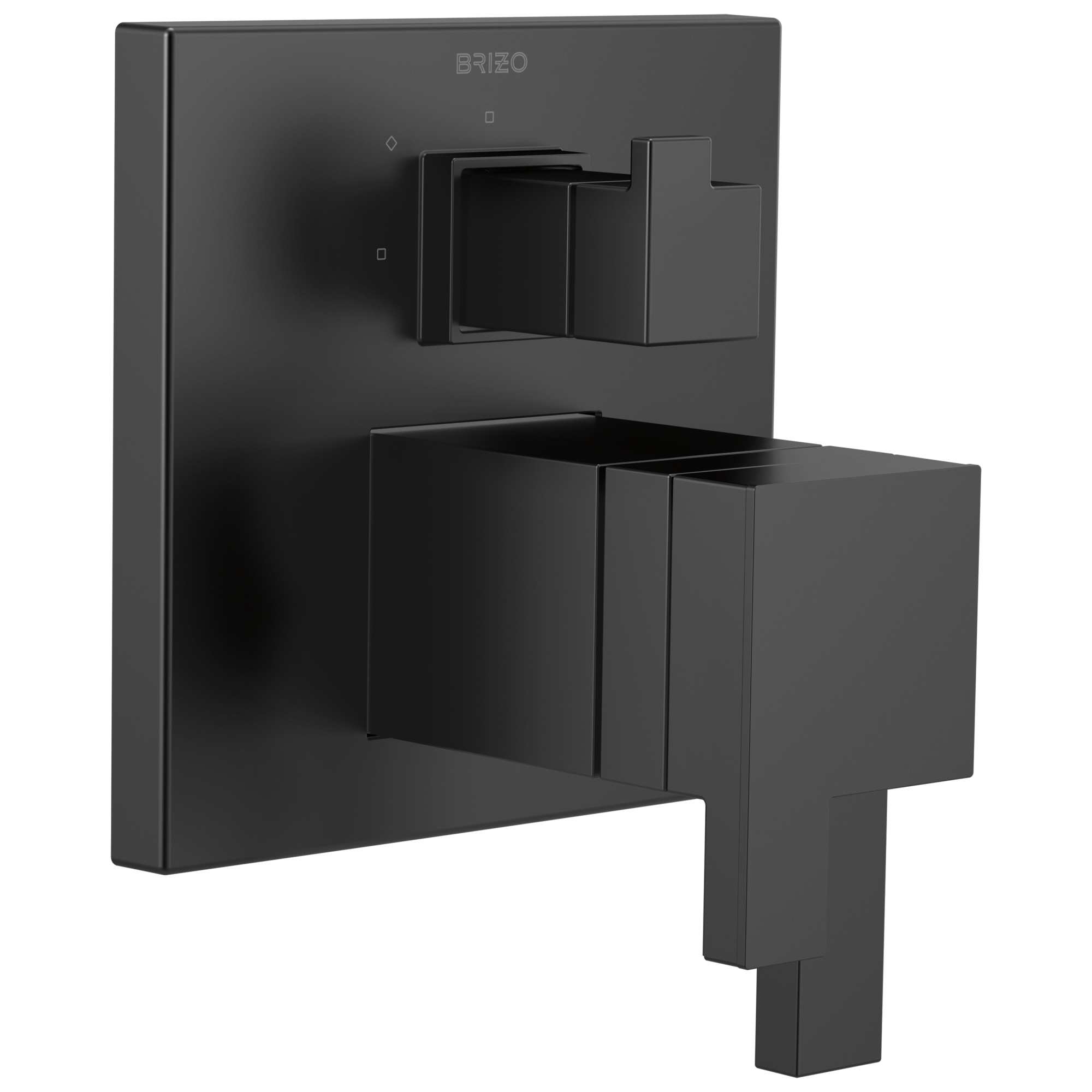 matte black diverter trim