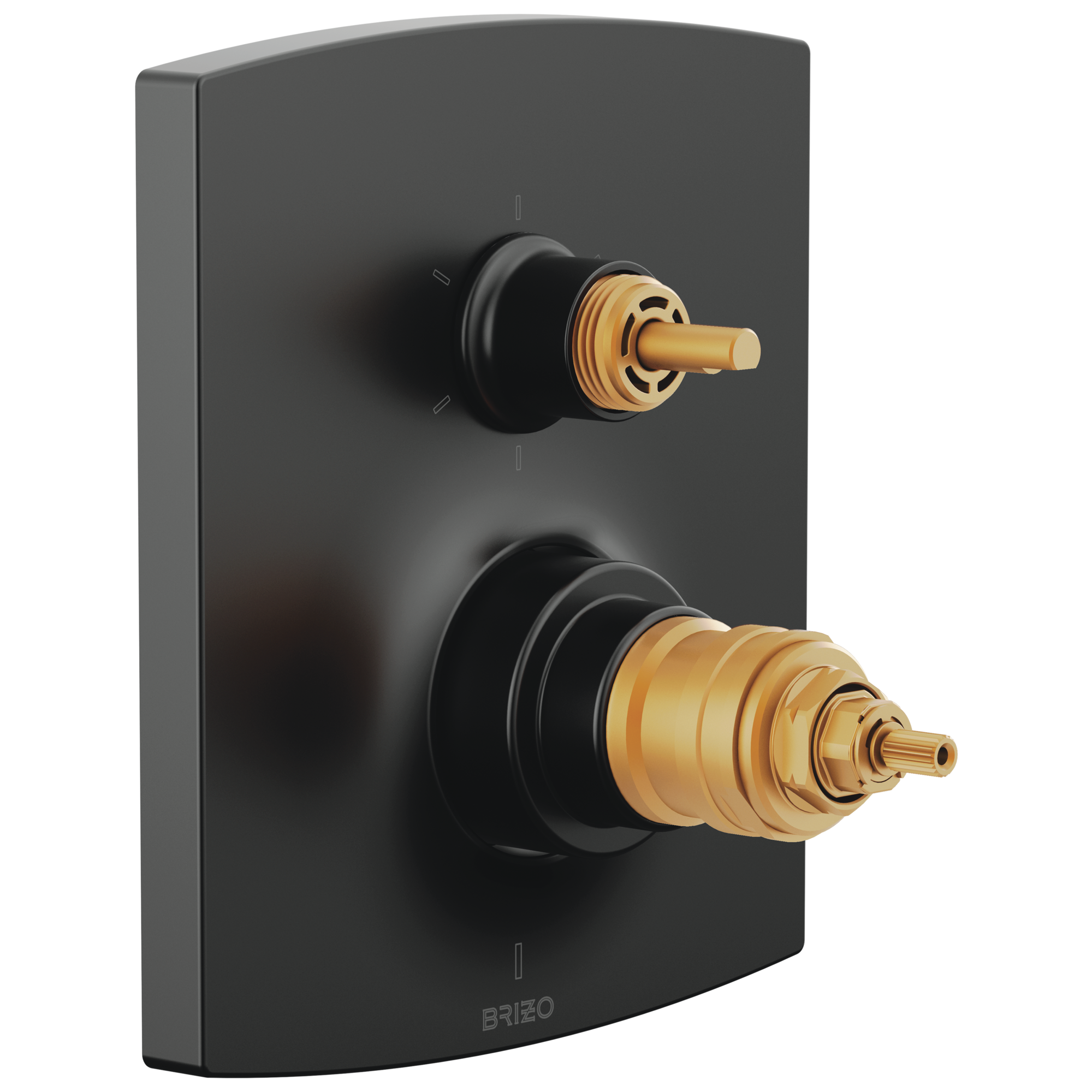 Brizo Kintsu TempAssure Thermostatic Valve Trim with Integrated 6-Function Diverter Trim - Less Handles