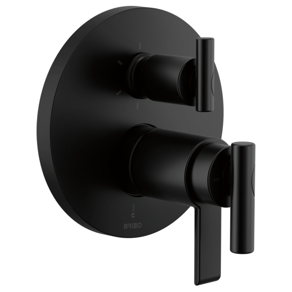 matte black shower trim