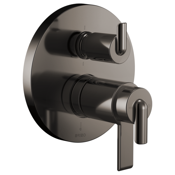 brilliance black onyx shower trim