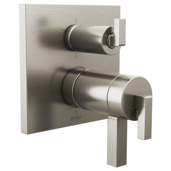 Brizo Frank Lloyd Wright TempAssure Thermostatic Valve with 6-Function Integrated Diverter Trim - Less Handles