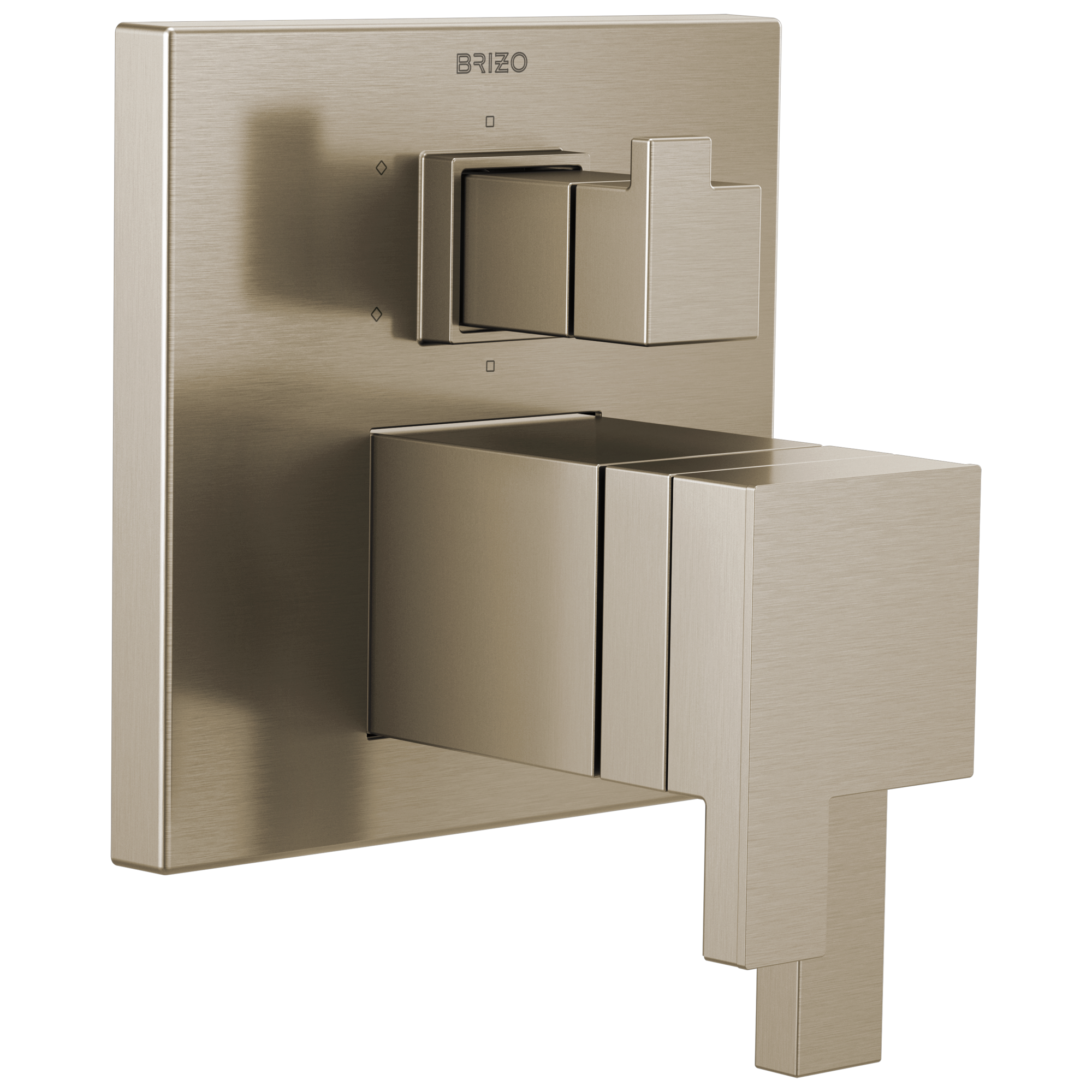 brushed nickel diverter trim