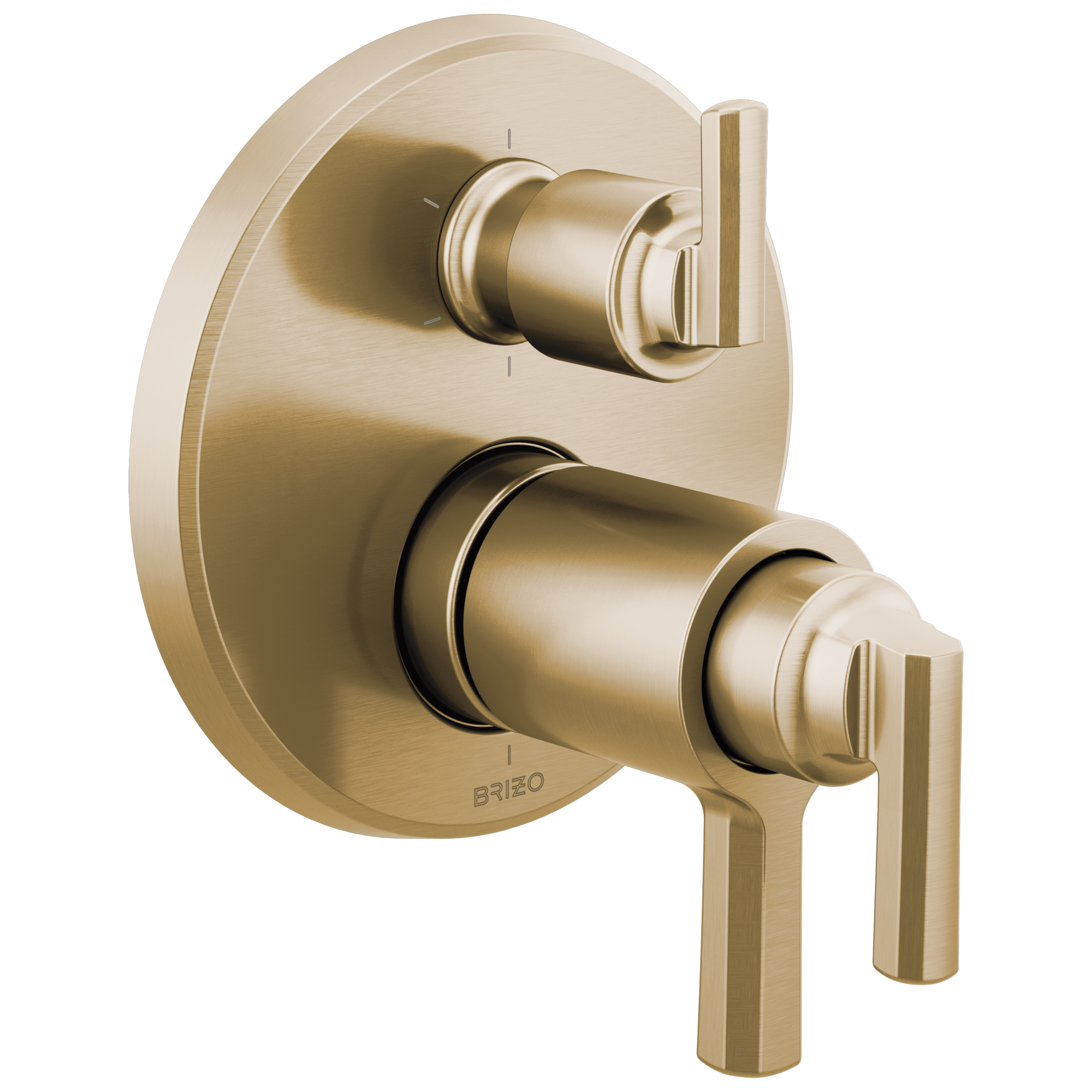 Brizo Levoir Tempassure Thermostatic Valve With Integrated 6-Function Diverter Trim by Brizo