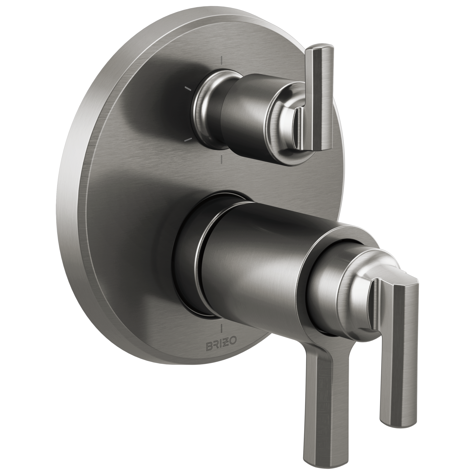 Brizo Levoir Tempassure Thermostatic Valve With Integrated 6-Function Diverter Trim by Brizo