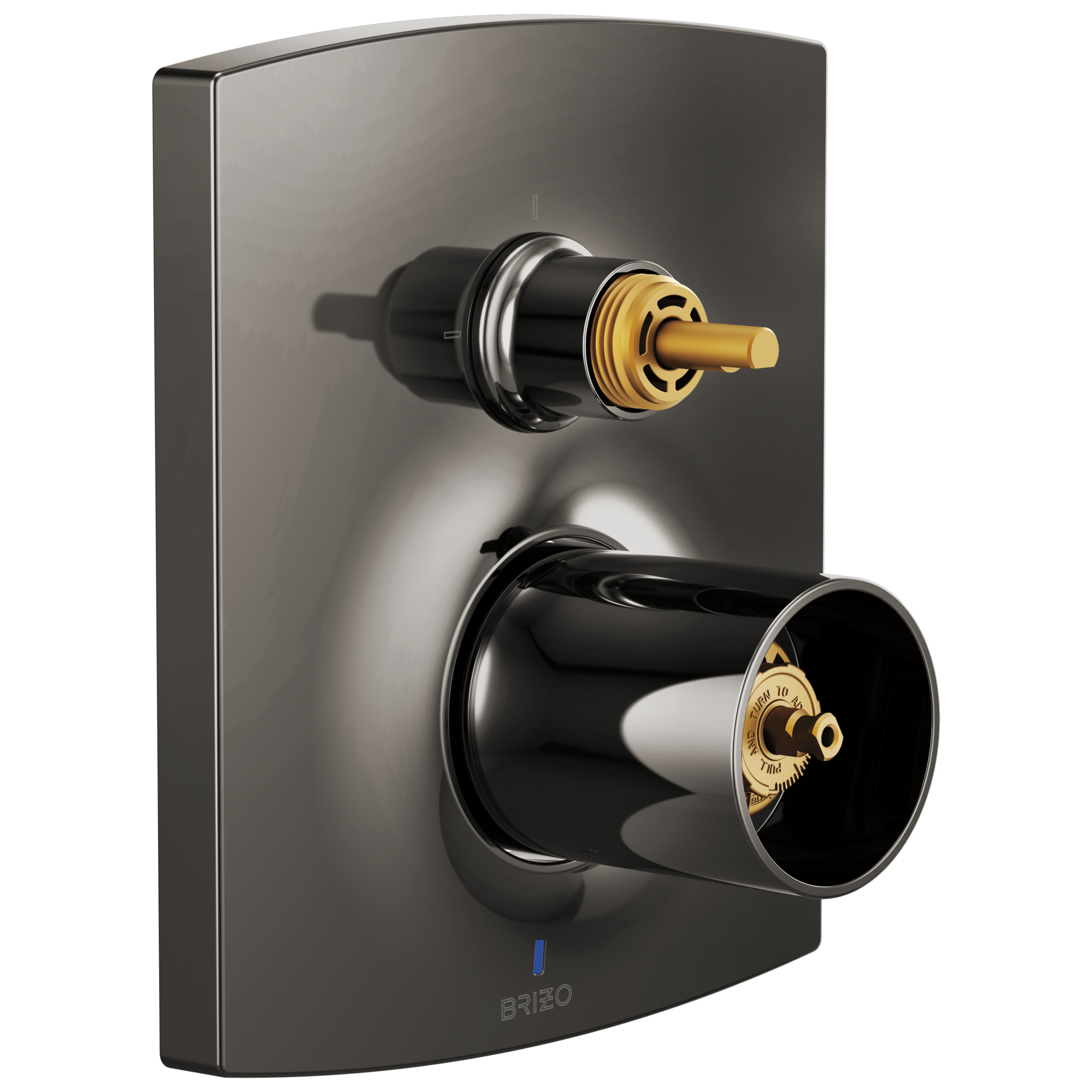 Brizo Kintsu Pressure Balance Valve with Integrated 3-Function Diverter Trim - Less Handles