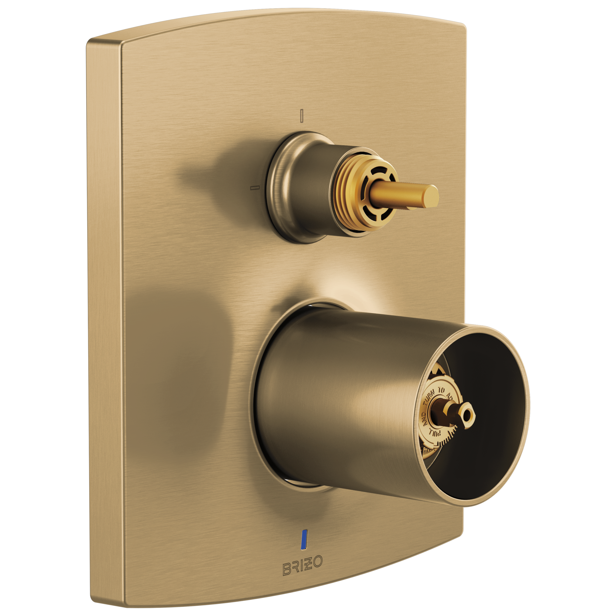 Brizo Kintsu Pressure Balance Valve with Integrated 3-Function Diverter Trim - Less Handles by Brizo