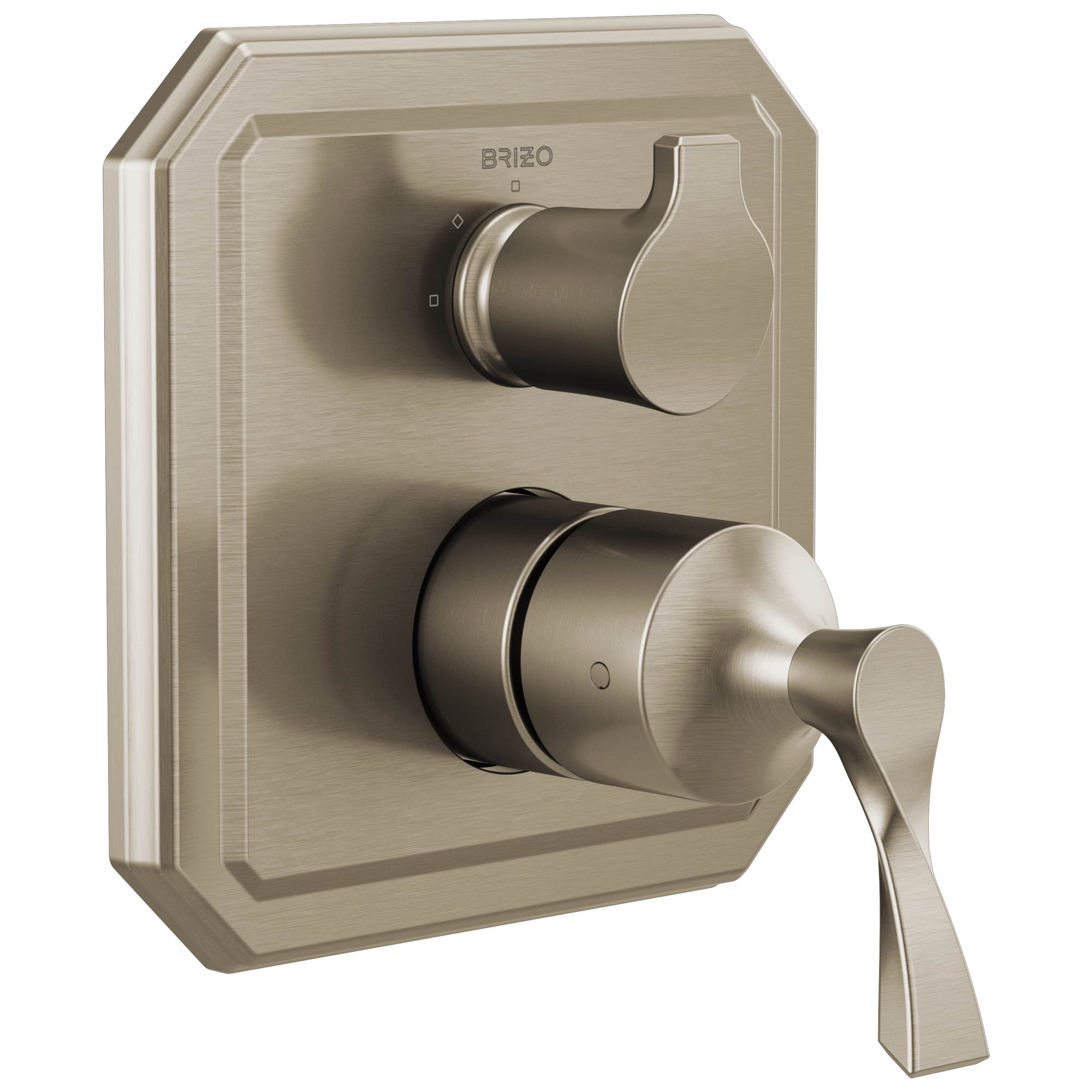 brushed nickel diverter trim