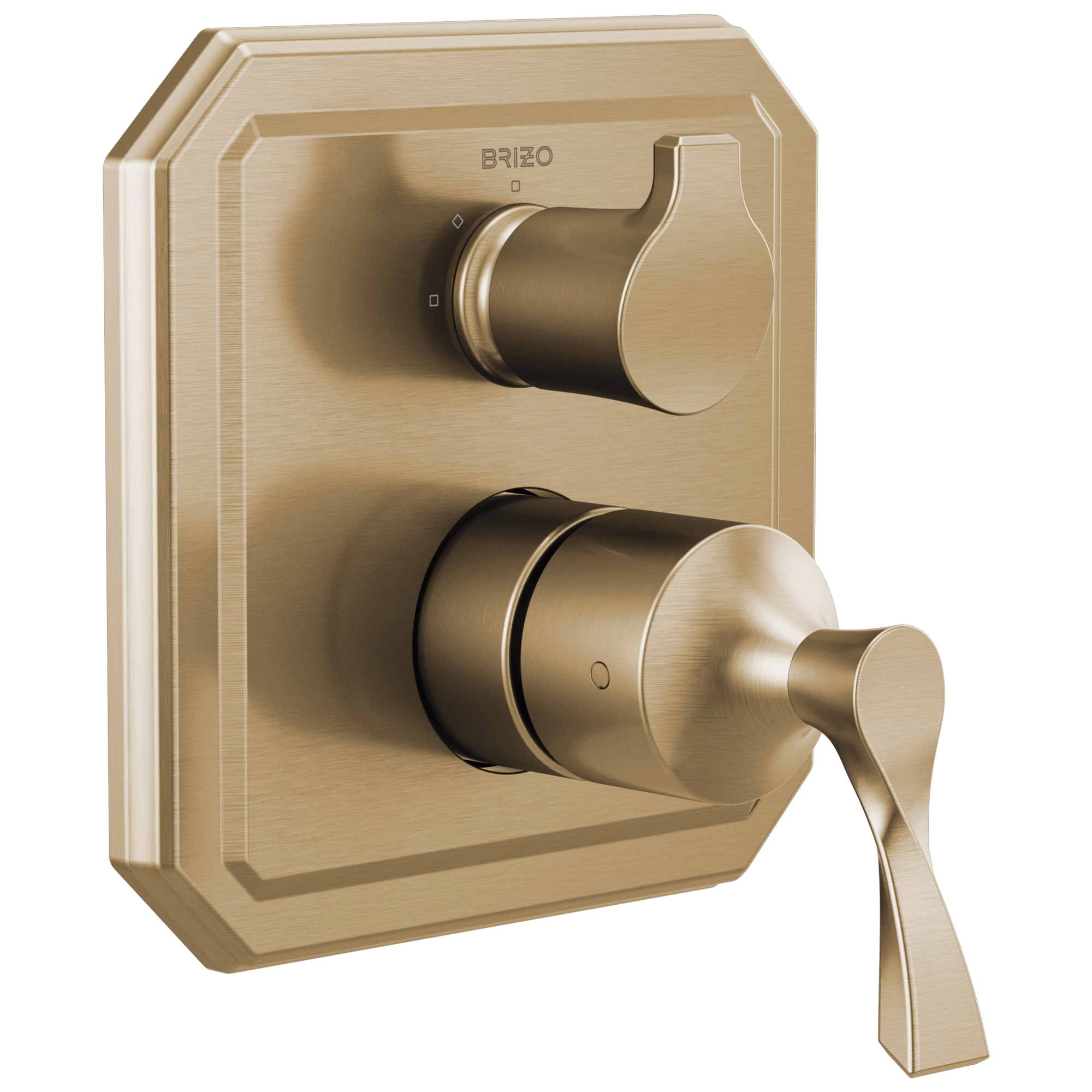 luxe gold diverter trim