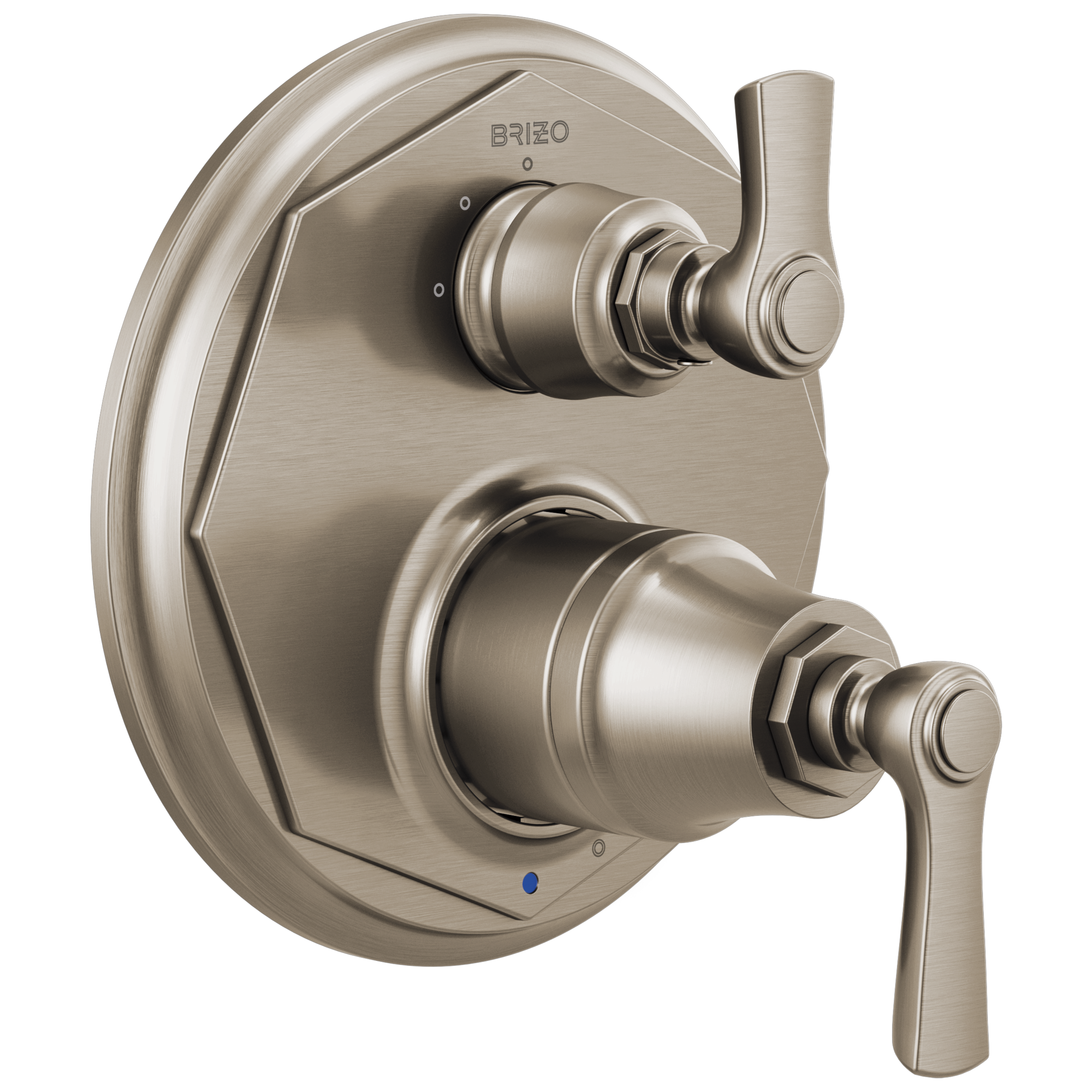 luxe nickel diverter trim