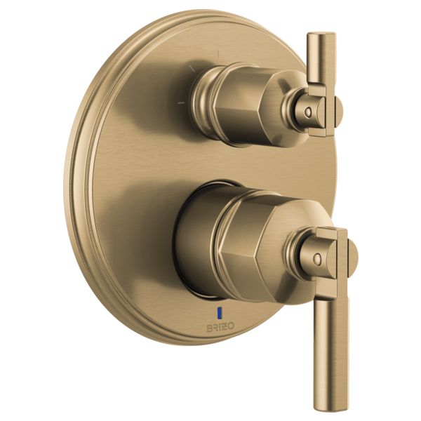 luxe gold diverter trim