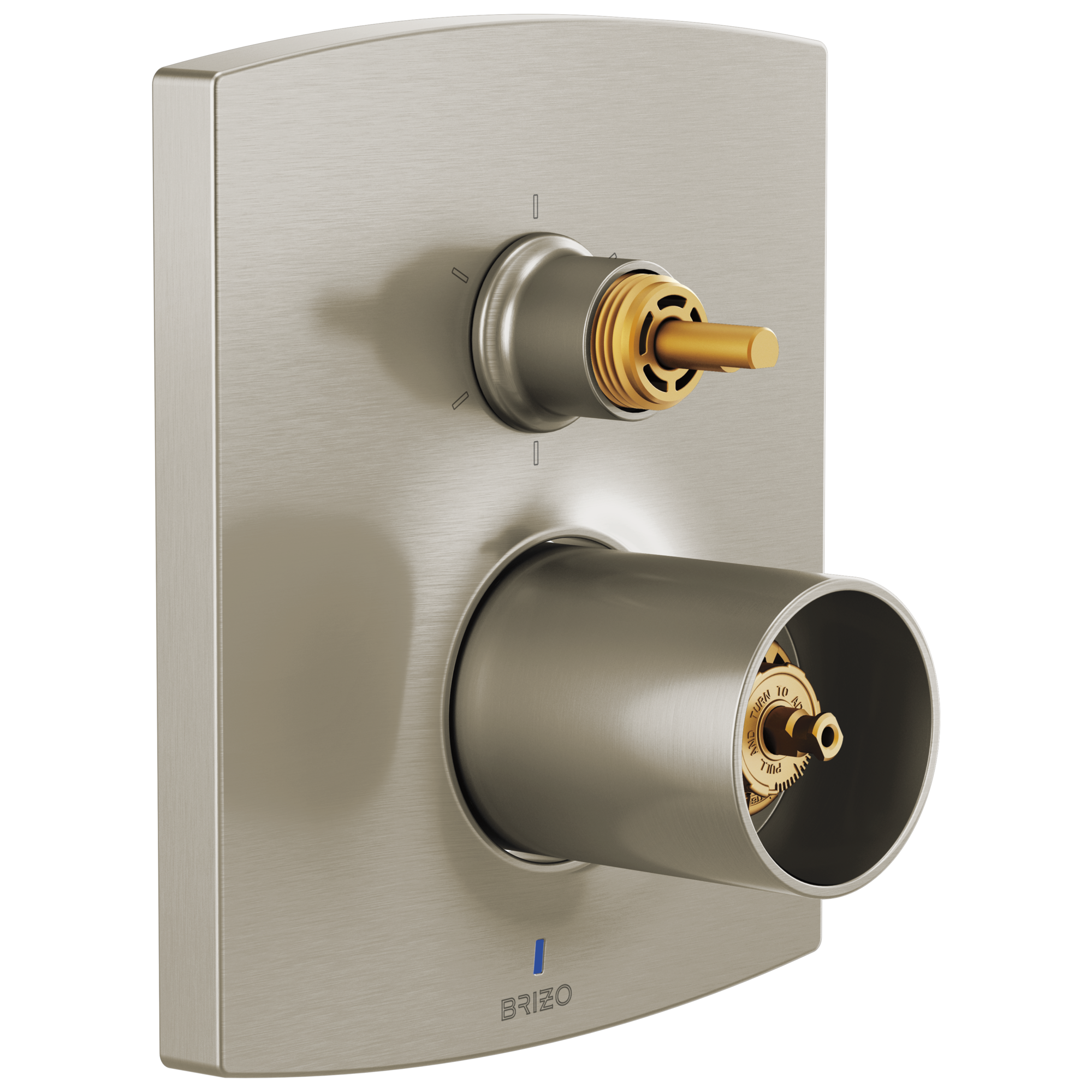 luxe nickel diverter trim