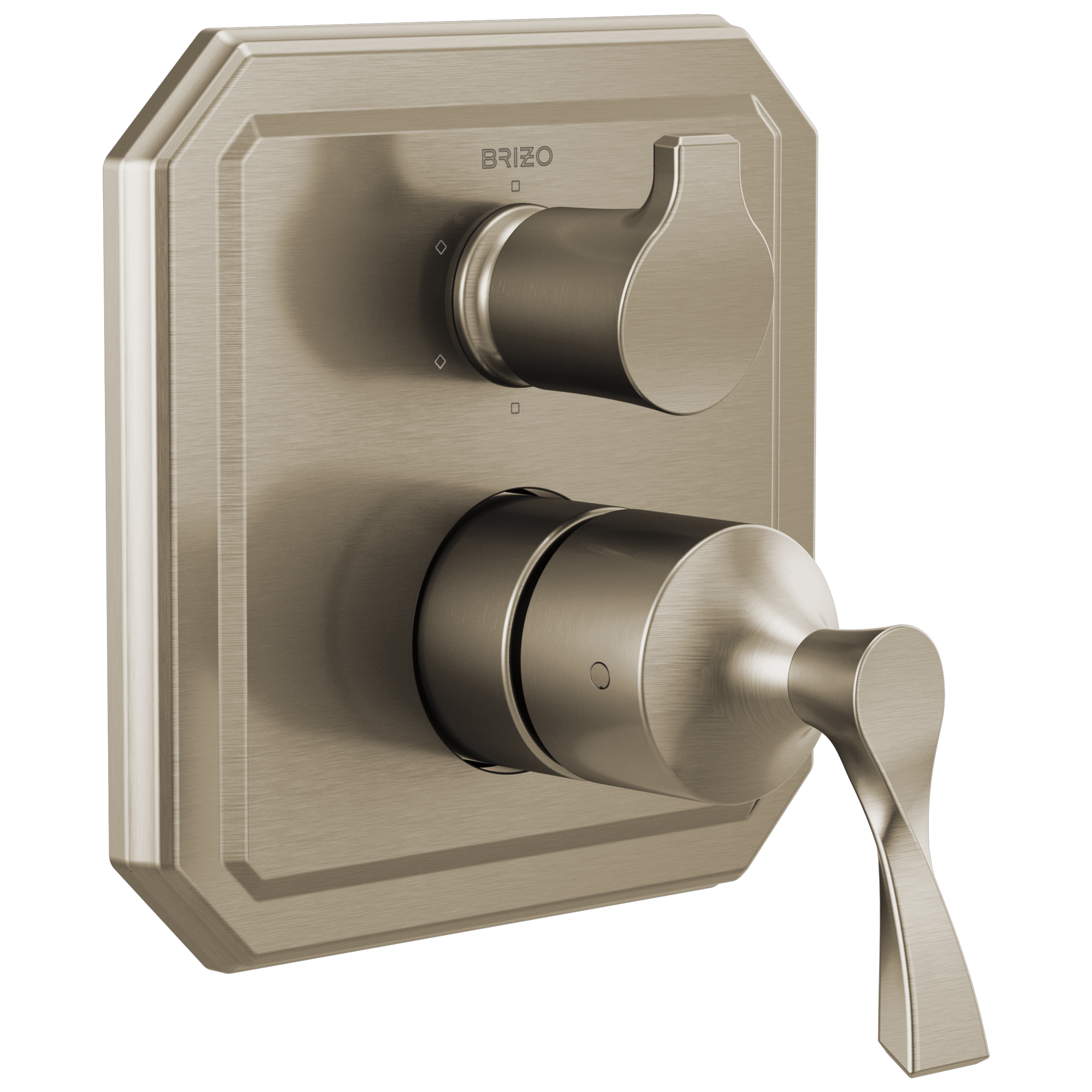 brushed nickel diverter trim