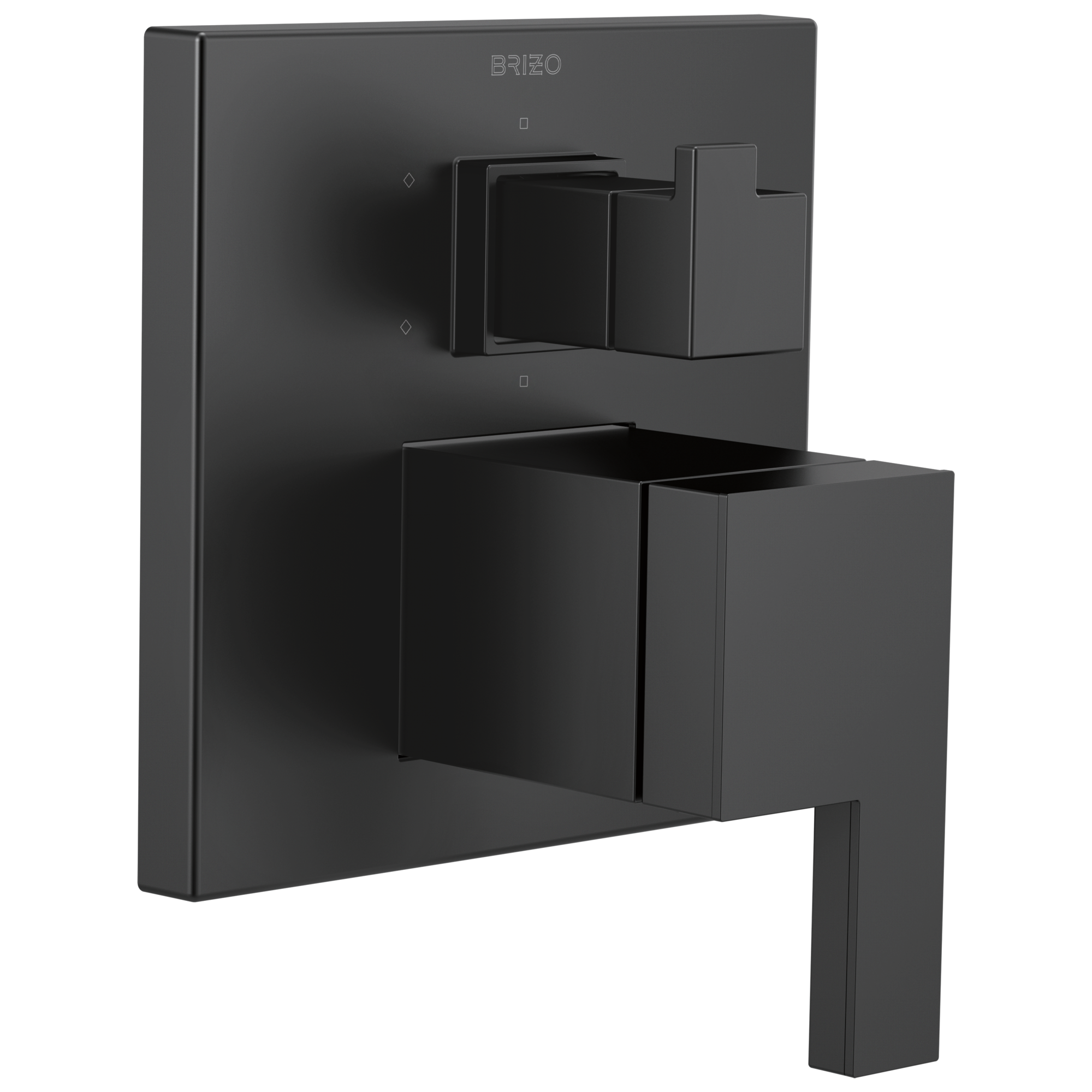 matte black diverter trim