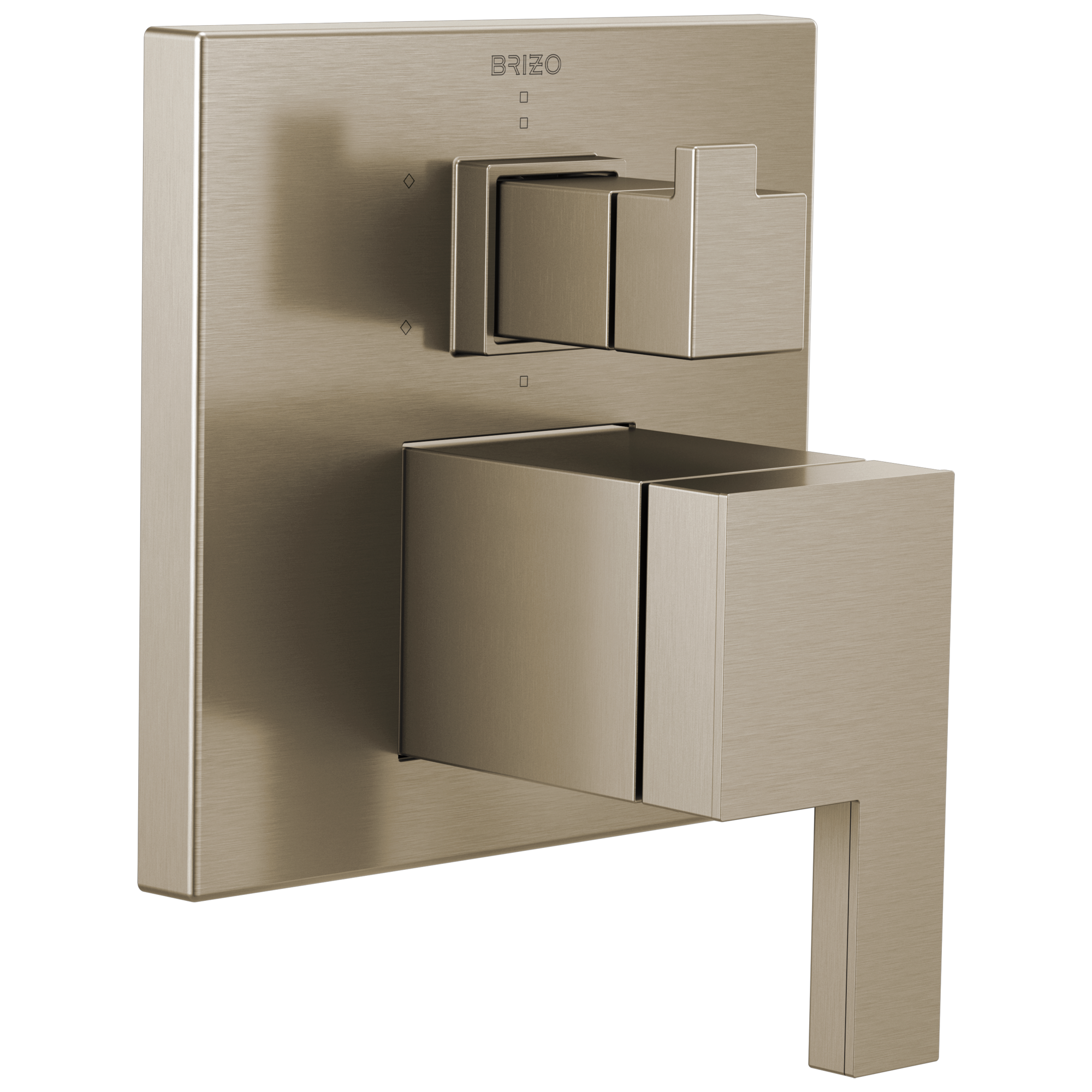 brushed nickel diverter trim