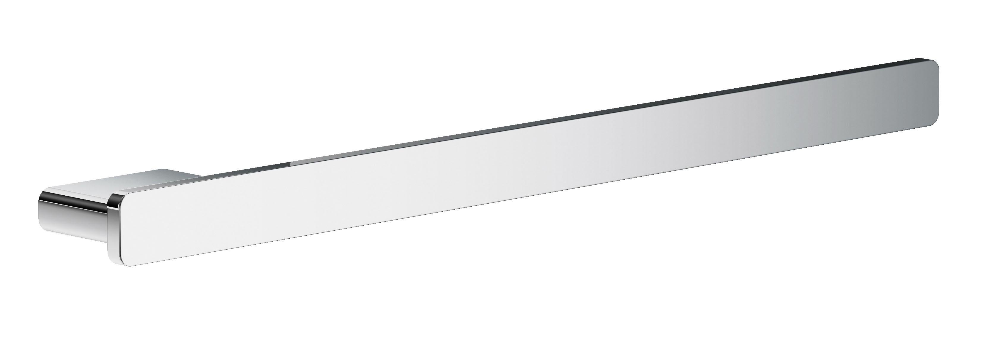 polished chrome towel bar