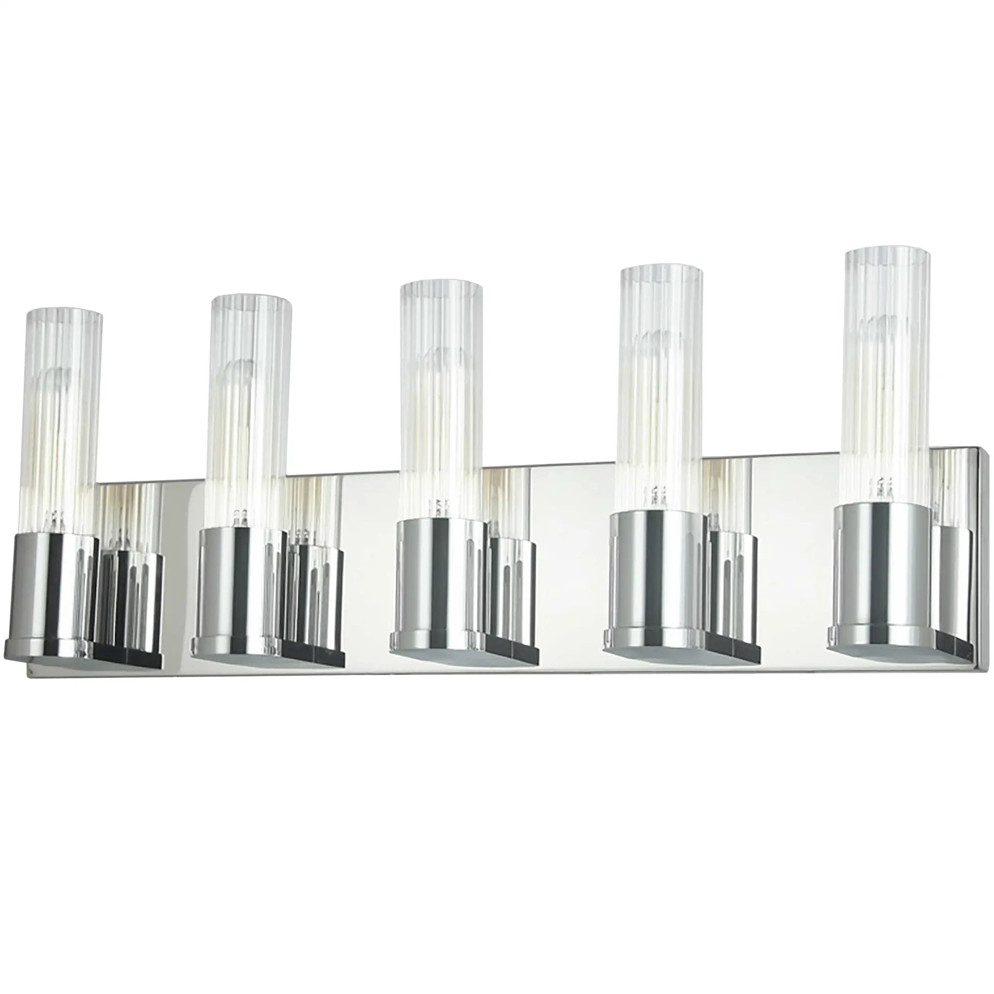 polished chrome wall mount